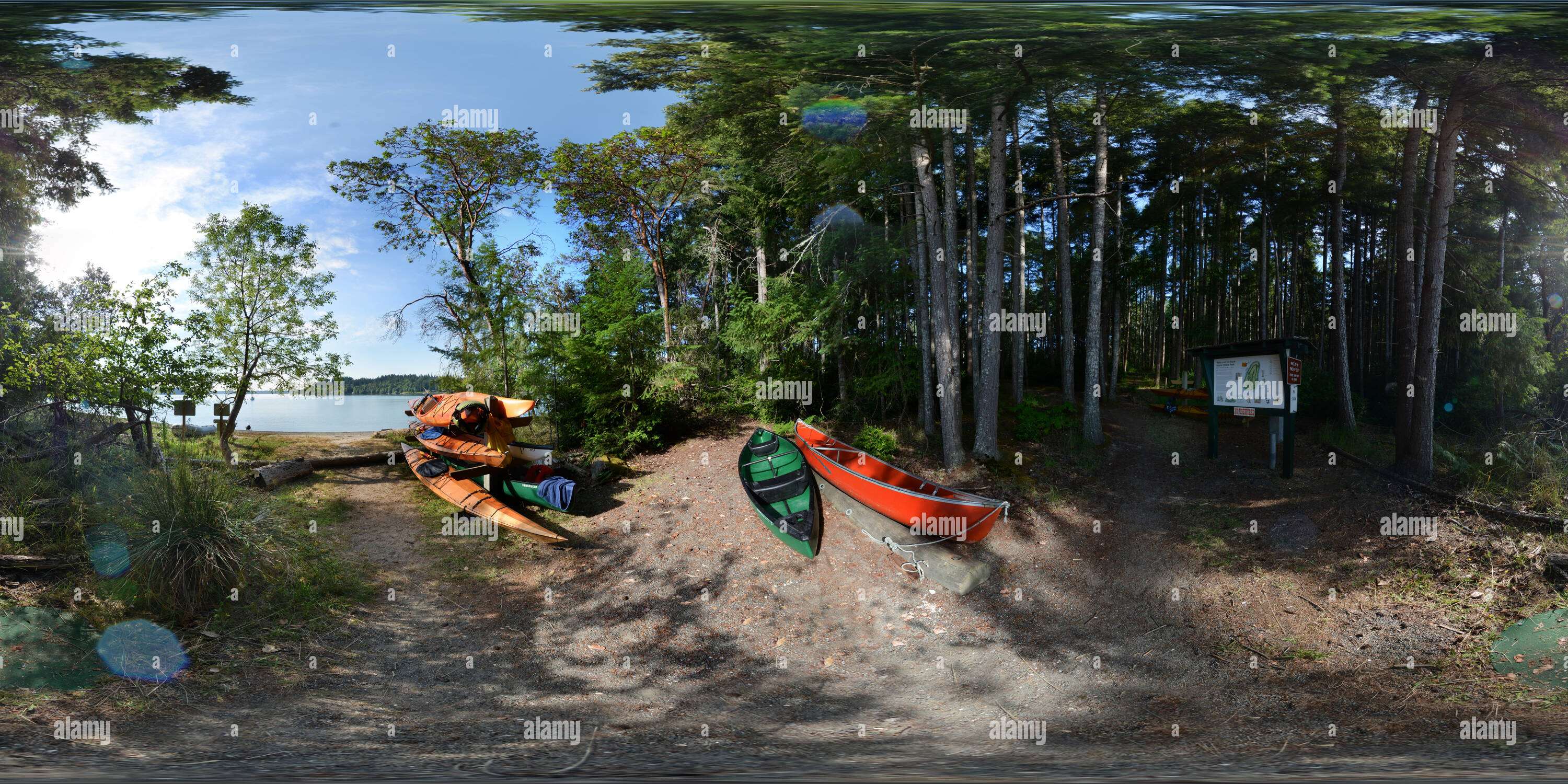 360° view of Hope Island State Park (Mason Co.) Washington State, USA
