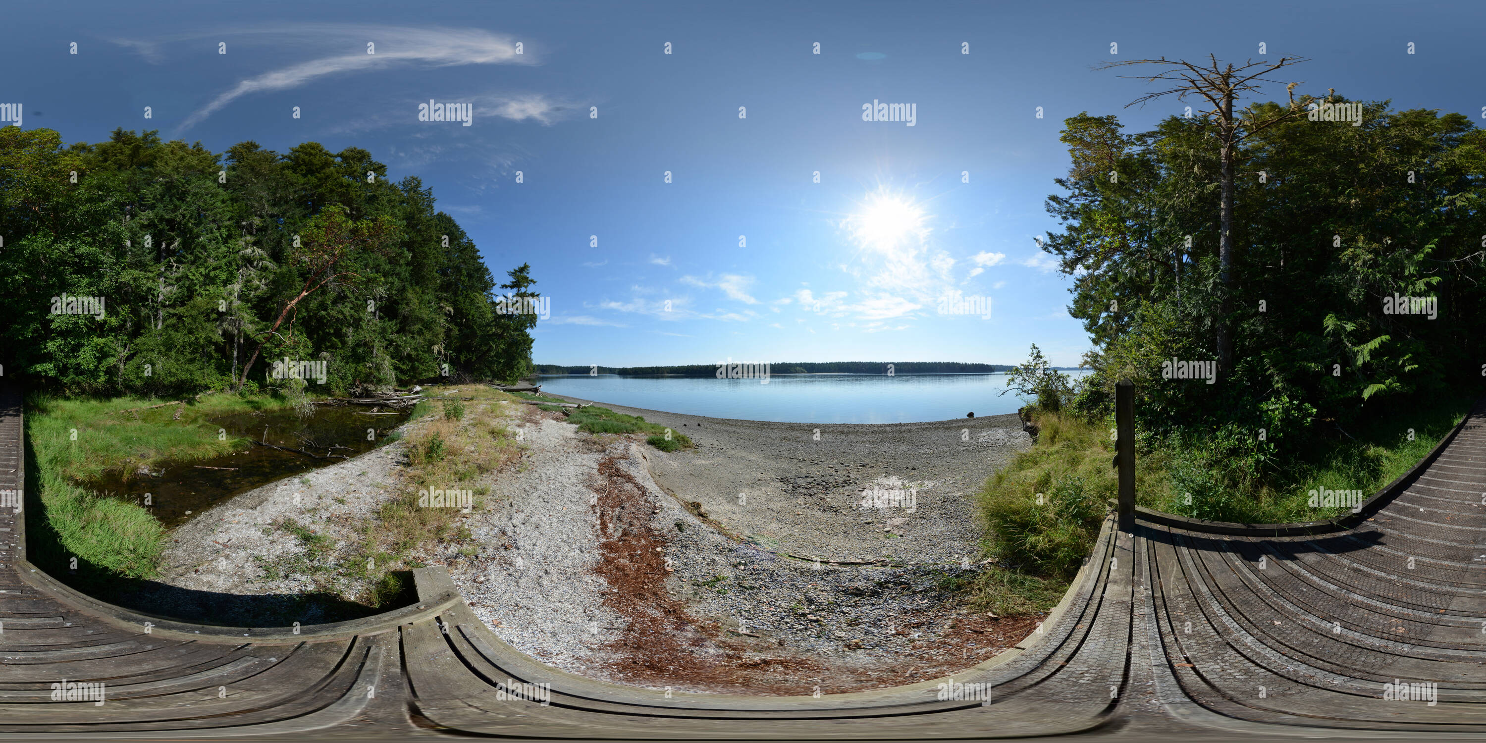 360° view of Hope Island State Park (Mason Co.) Washington State, USA