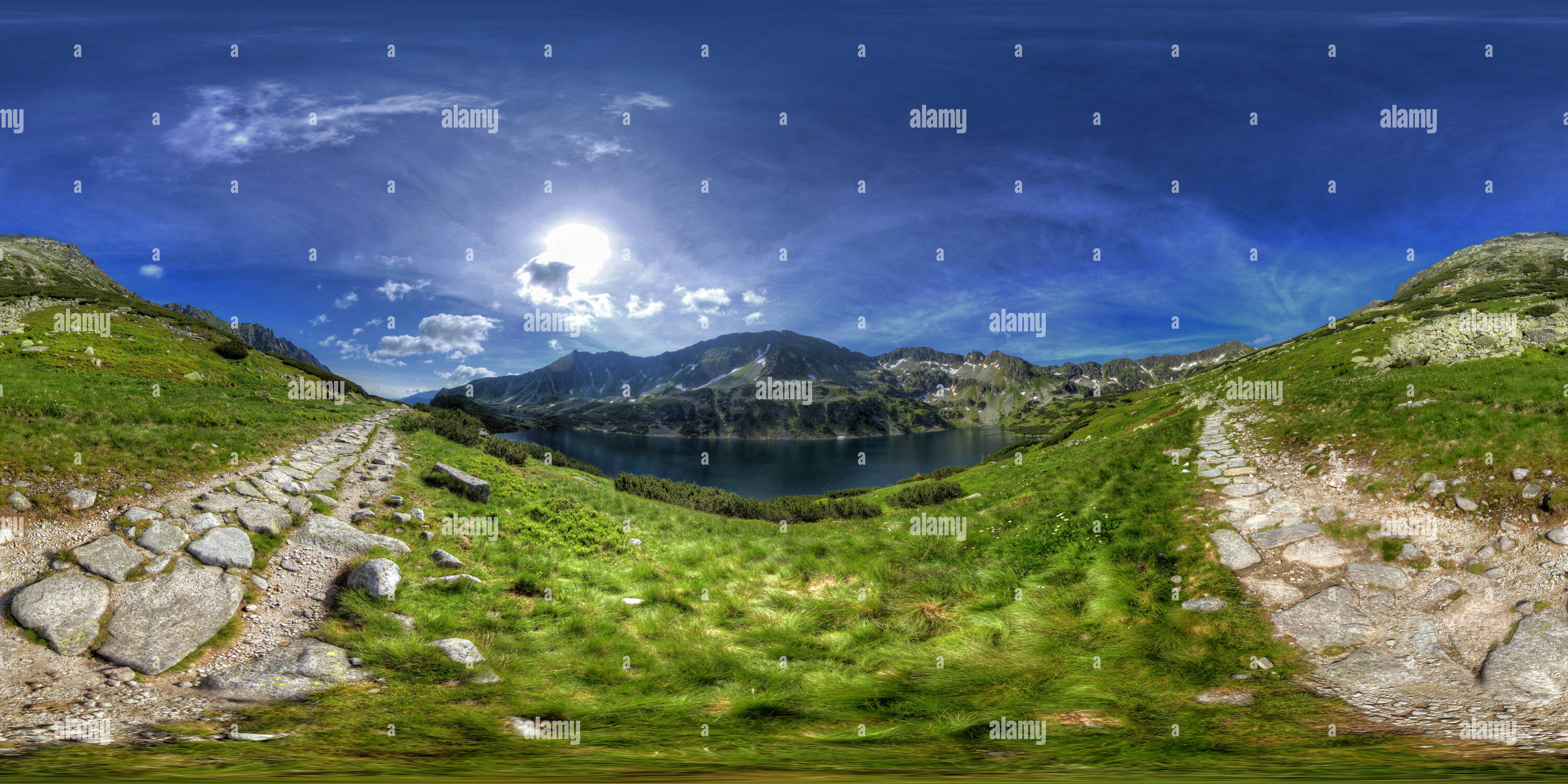 360° view of Five Lake Valley 051 - Alamy