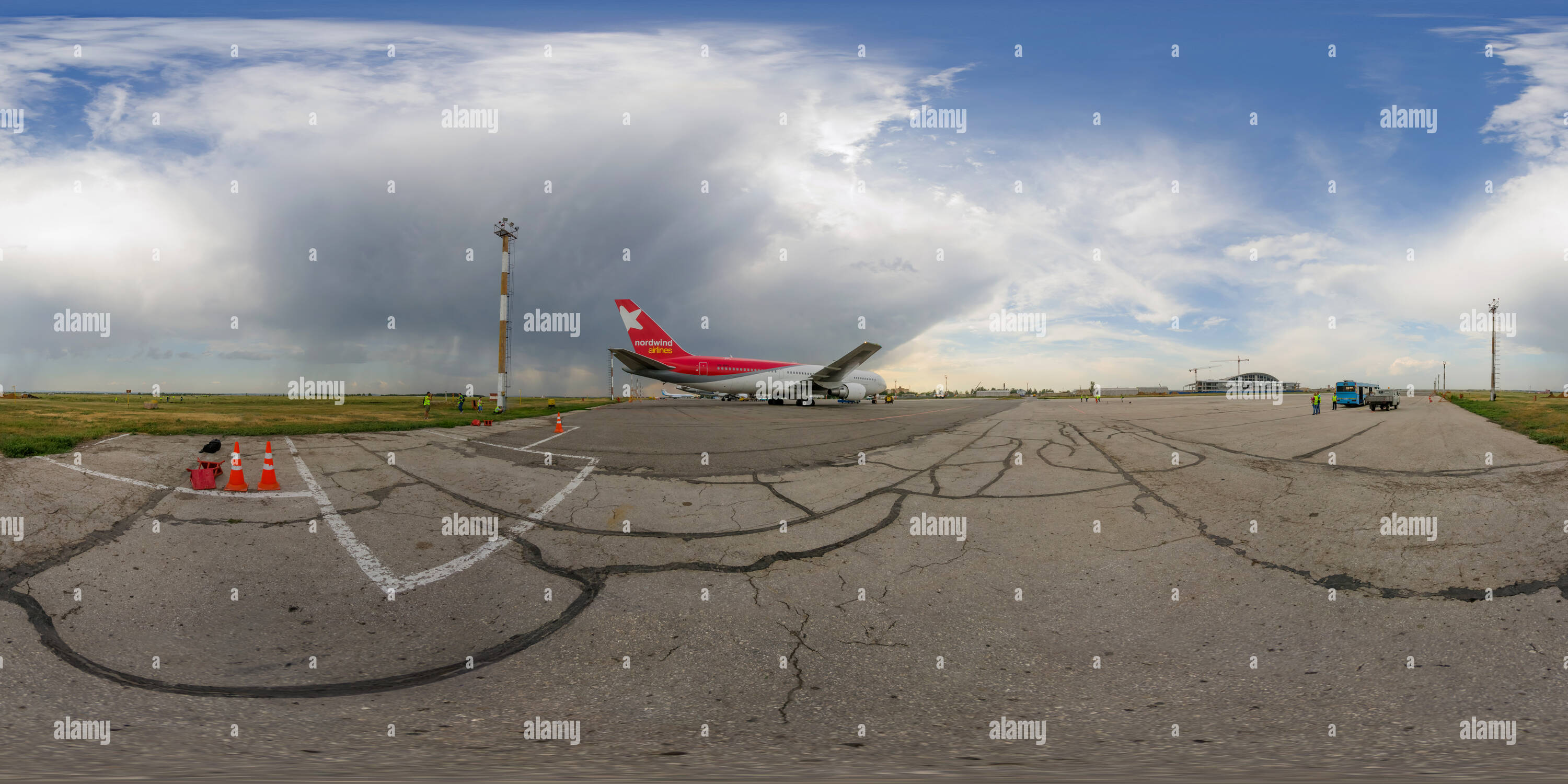 360 degree panoramic view of Samara Kurumoch International Airport.