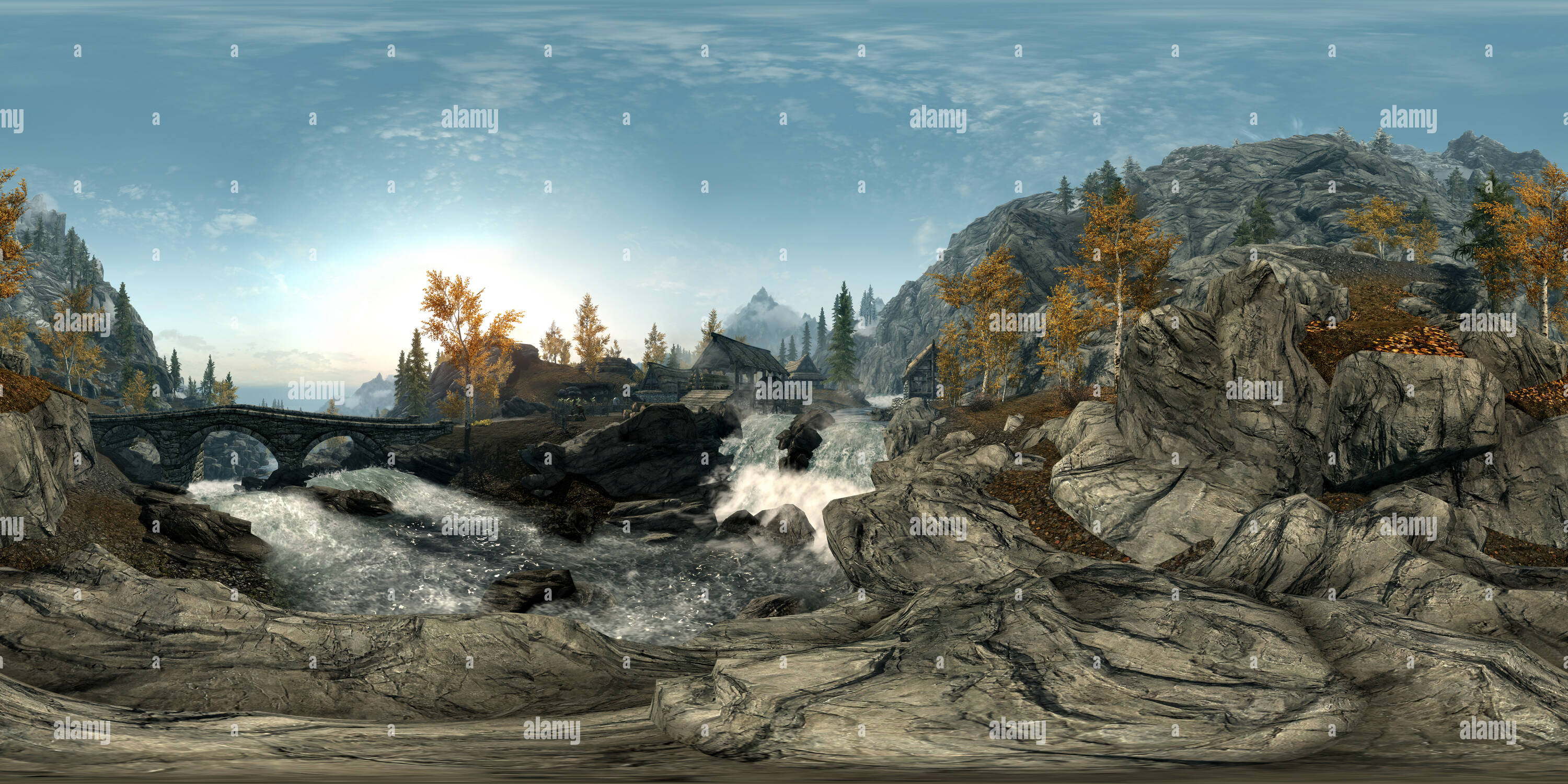 360° view of Ivarstead - The Elder Scrolls V: Skyrim - Alamy