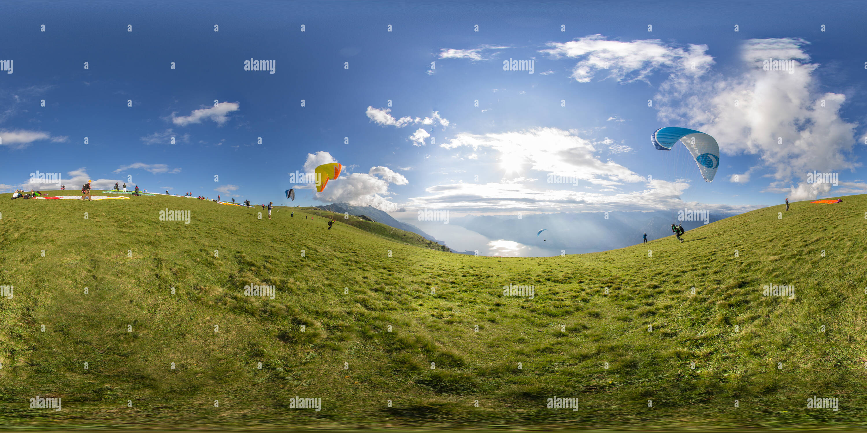 360 degree panoramic view of Monte Baldo