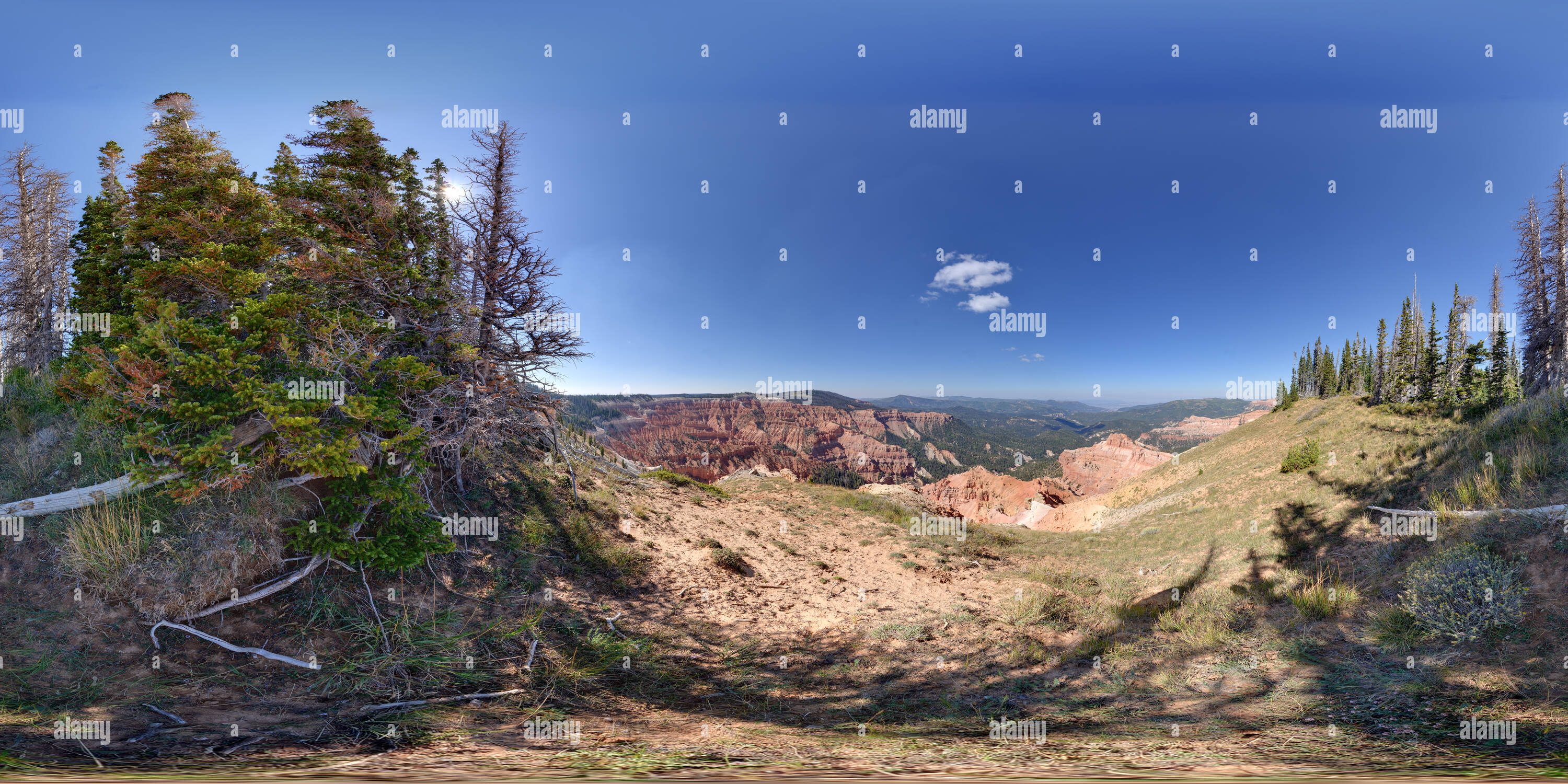360° view of Chessman Ridge Overlook, Cedar Breaks National Monument