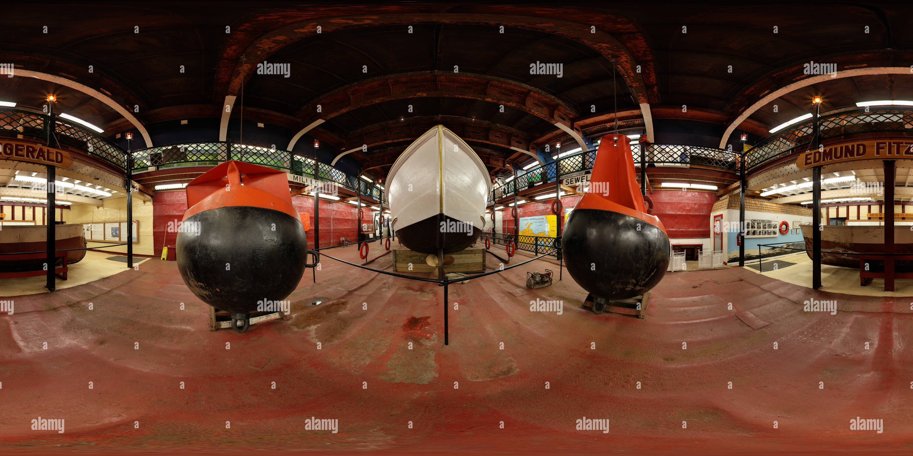 360 degree panoramic view of The Valley Camp--Edmund Fitzgerald Display 1