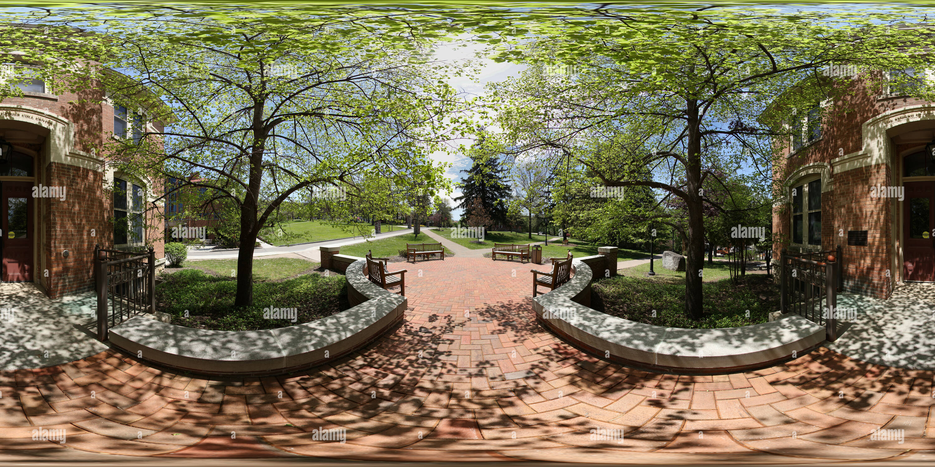 360° view of Alfred University, Coll Center Alamy