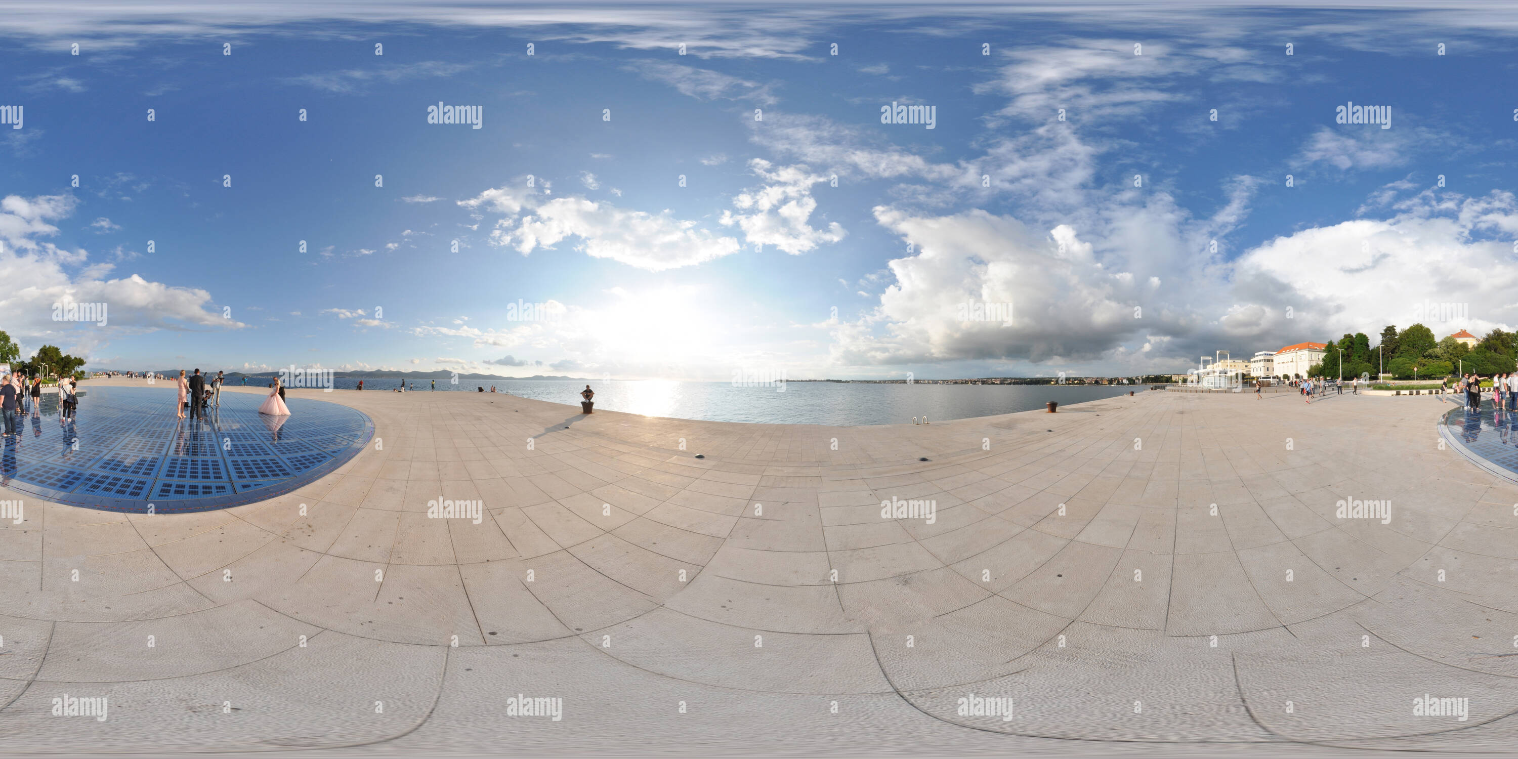 360° view of Zadar - Pozdrav Suncu - Alamy