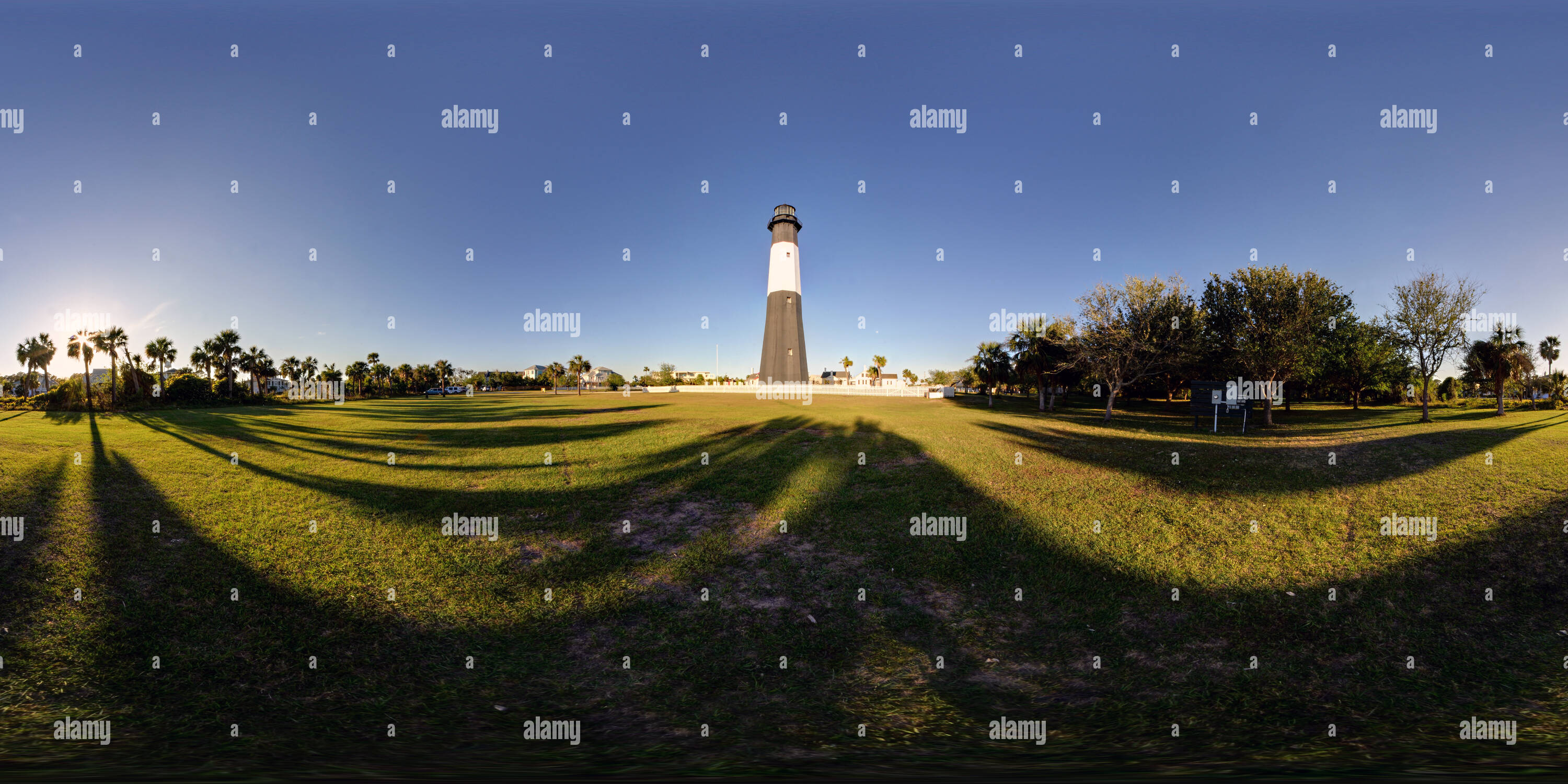 360 degree panoramic view of Tybee Island Lighthouse 3