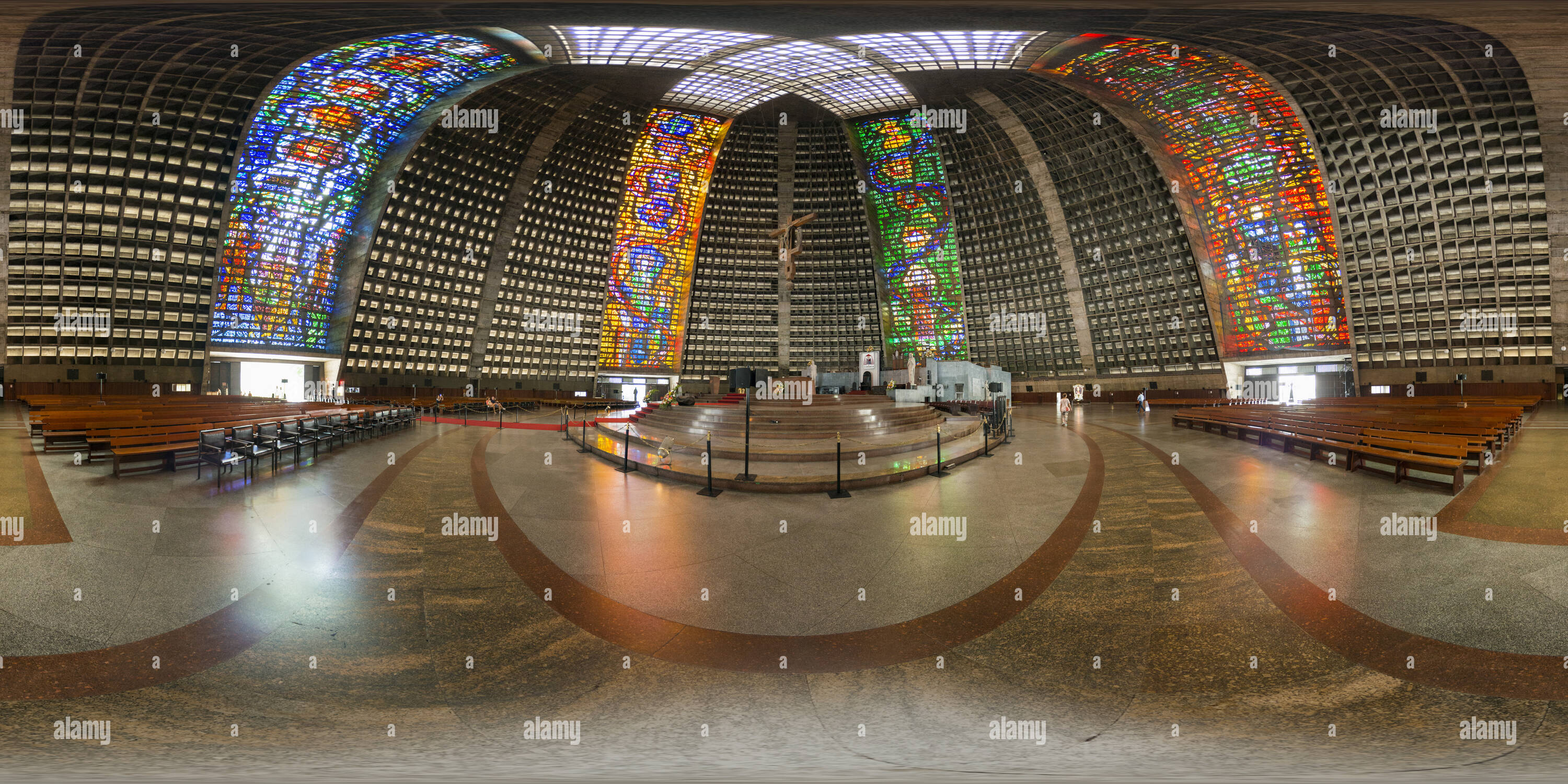 360° view of San Sebastian Cathedral of Rio de Janeiro, Brazil - Alamy