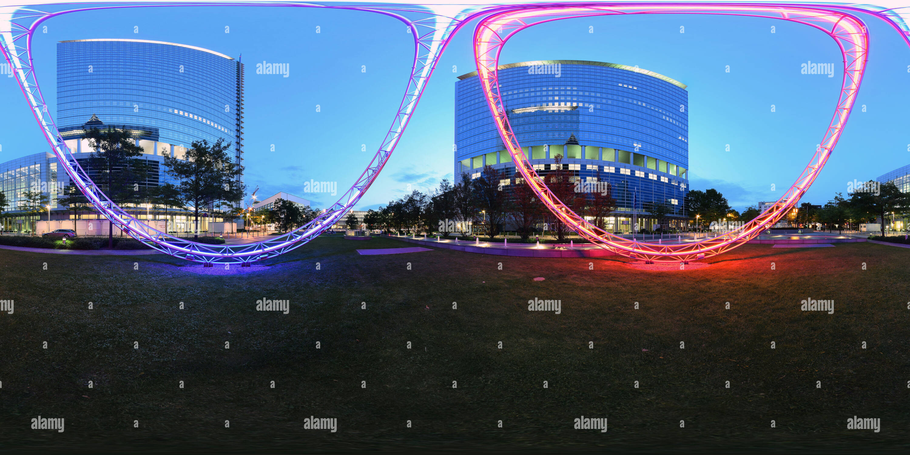 360° view of Frankfurt Kastor and Pollux Alamy