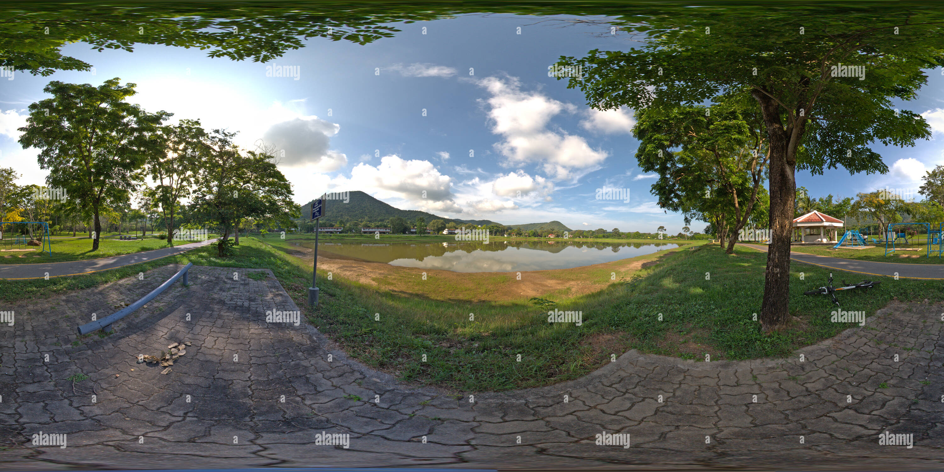 360° view of Playground, Chumphon Navy School, Chonburi, Thailand Alamy