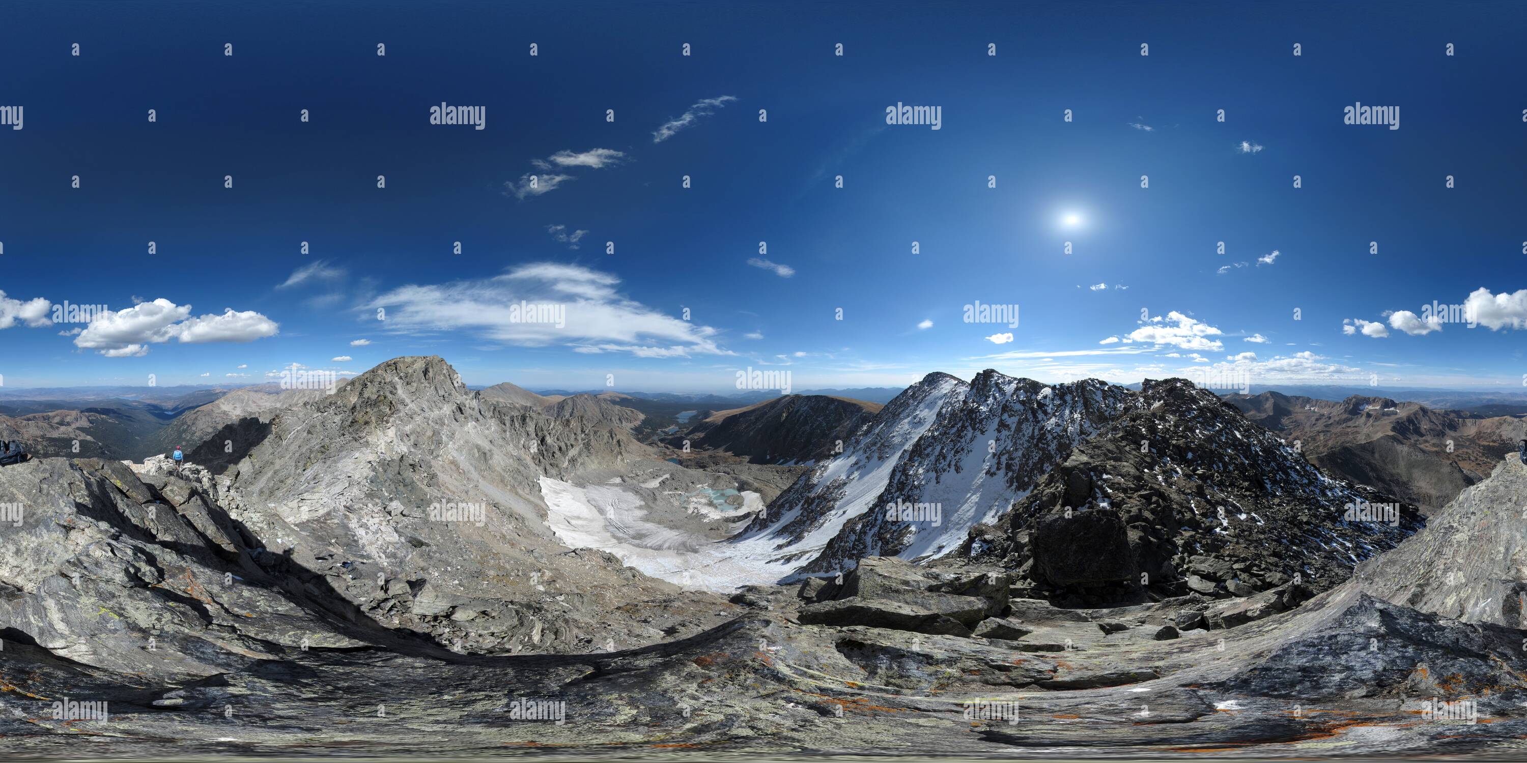 360 degree panoramic view of Arapaho Peak traverse