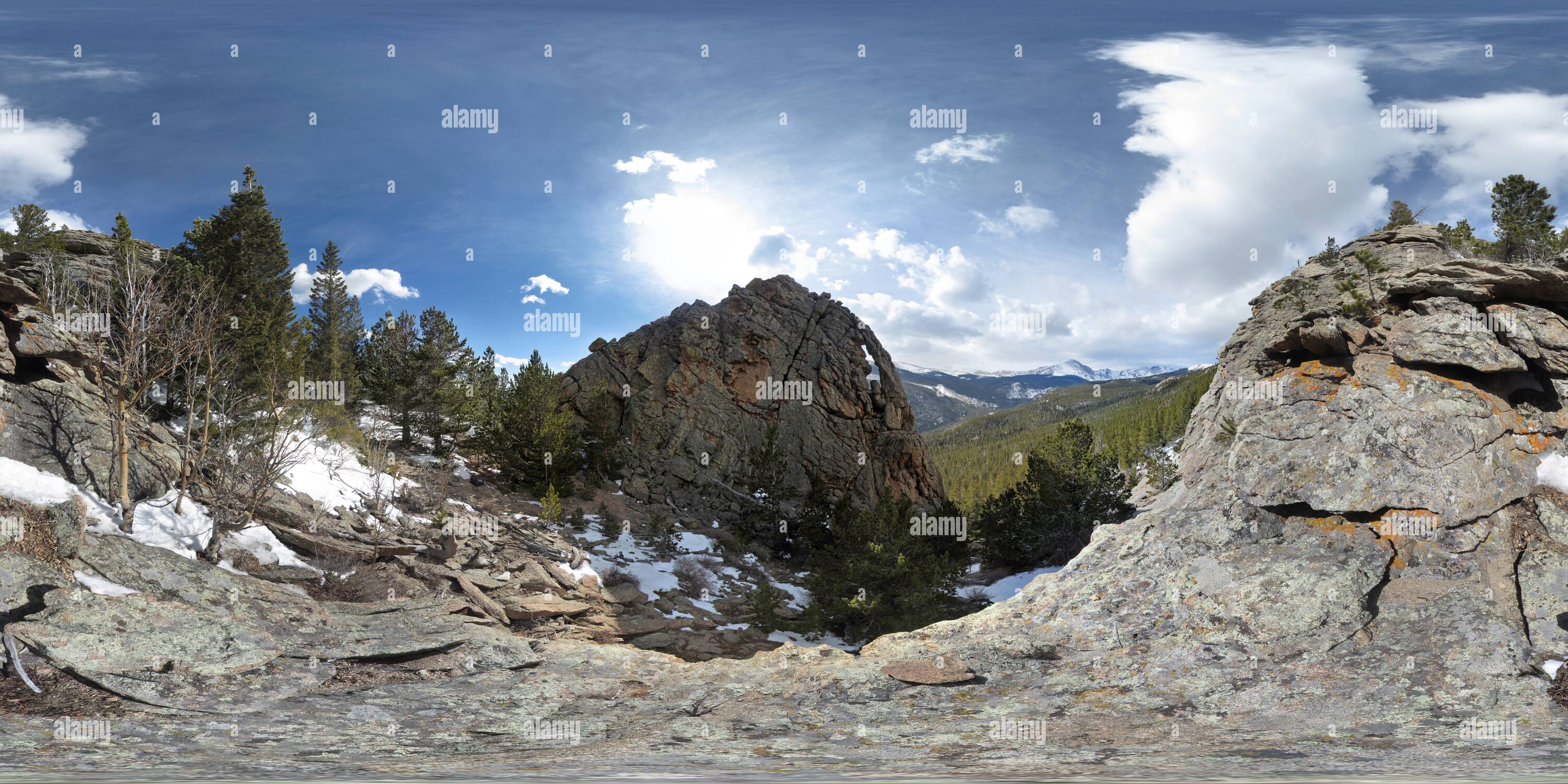360 degree panoramic view of Hole In The Wall