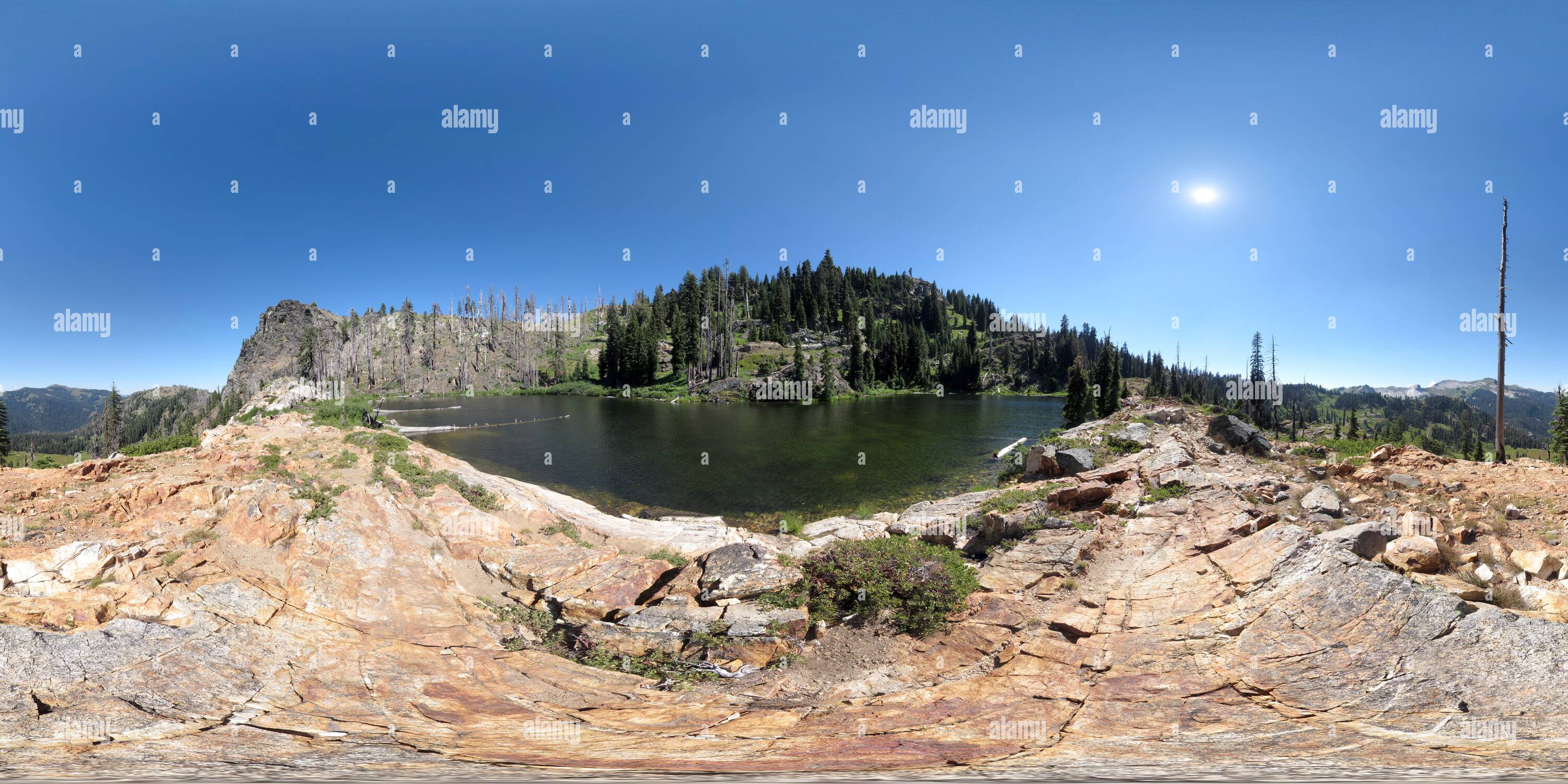 360° view of Shadow Lake - Alamy 