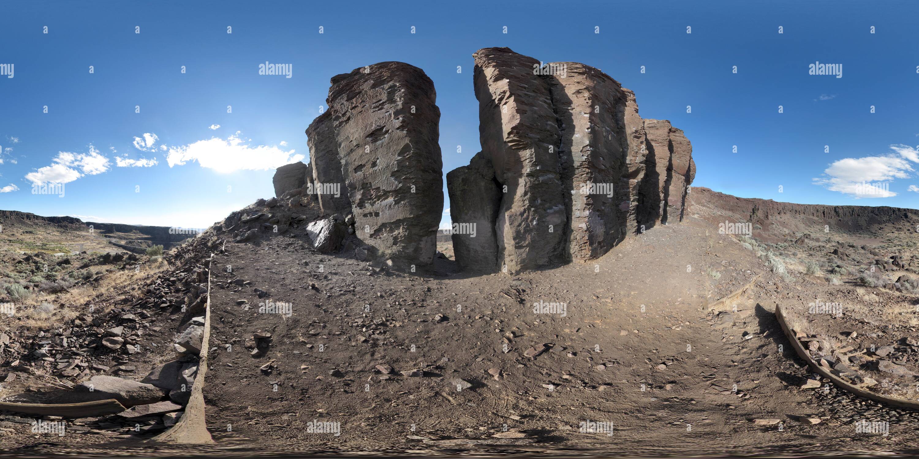 360° view of Frenchman Coulee The Feathers Alamy