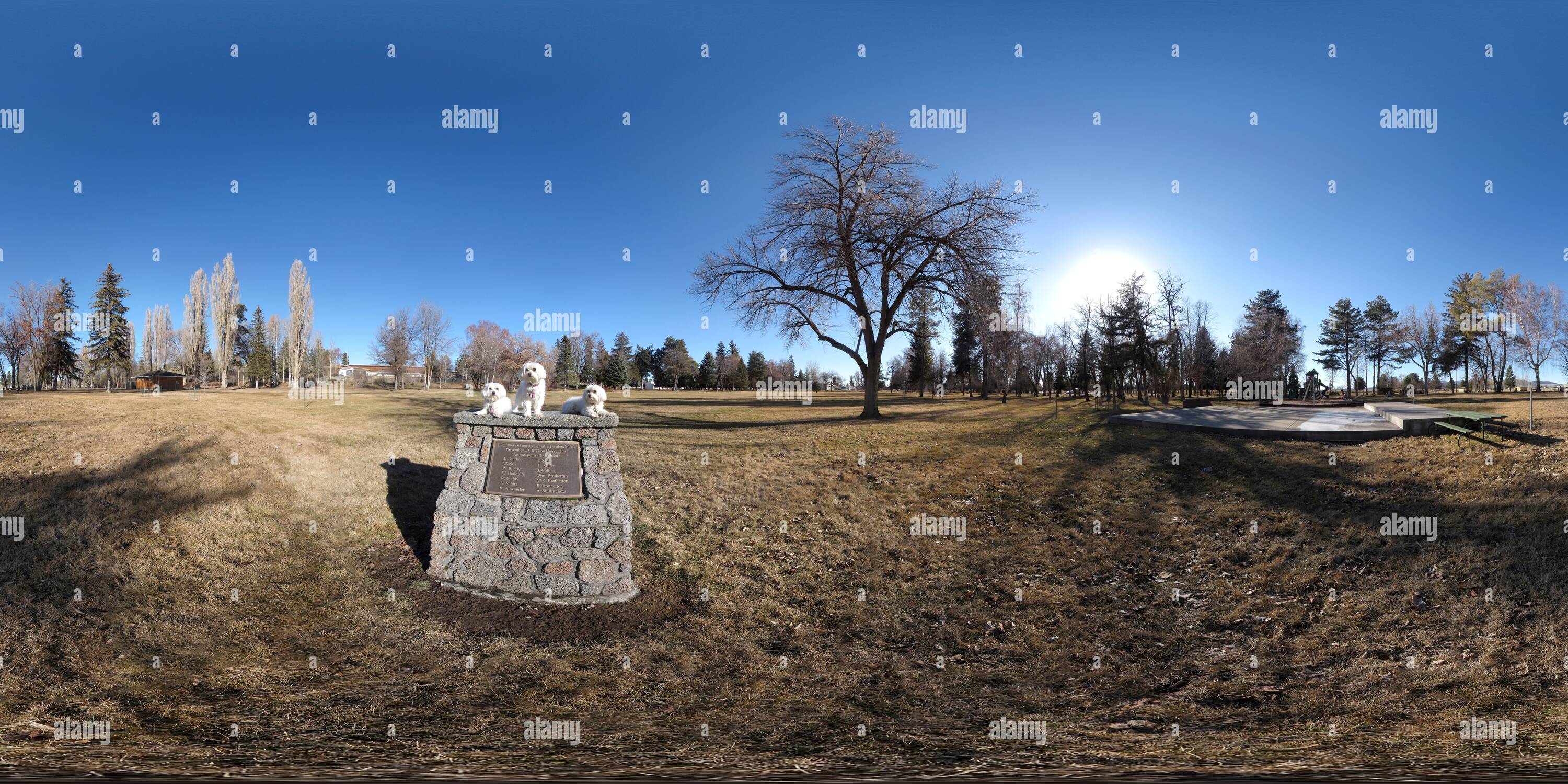 360° view of Malin Community Park - Alamy