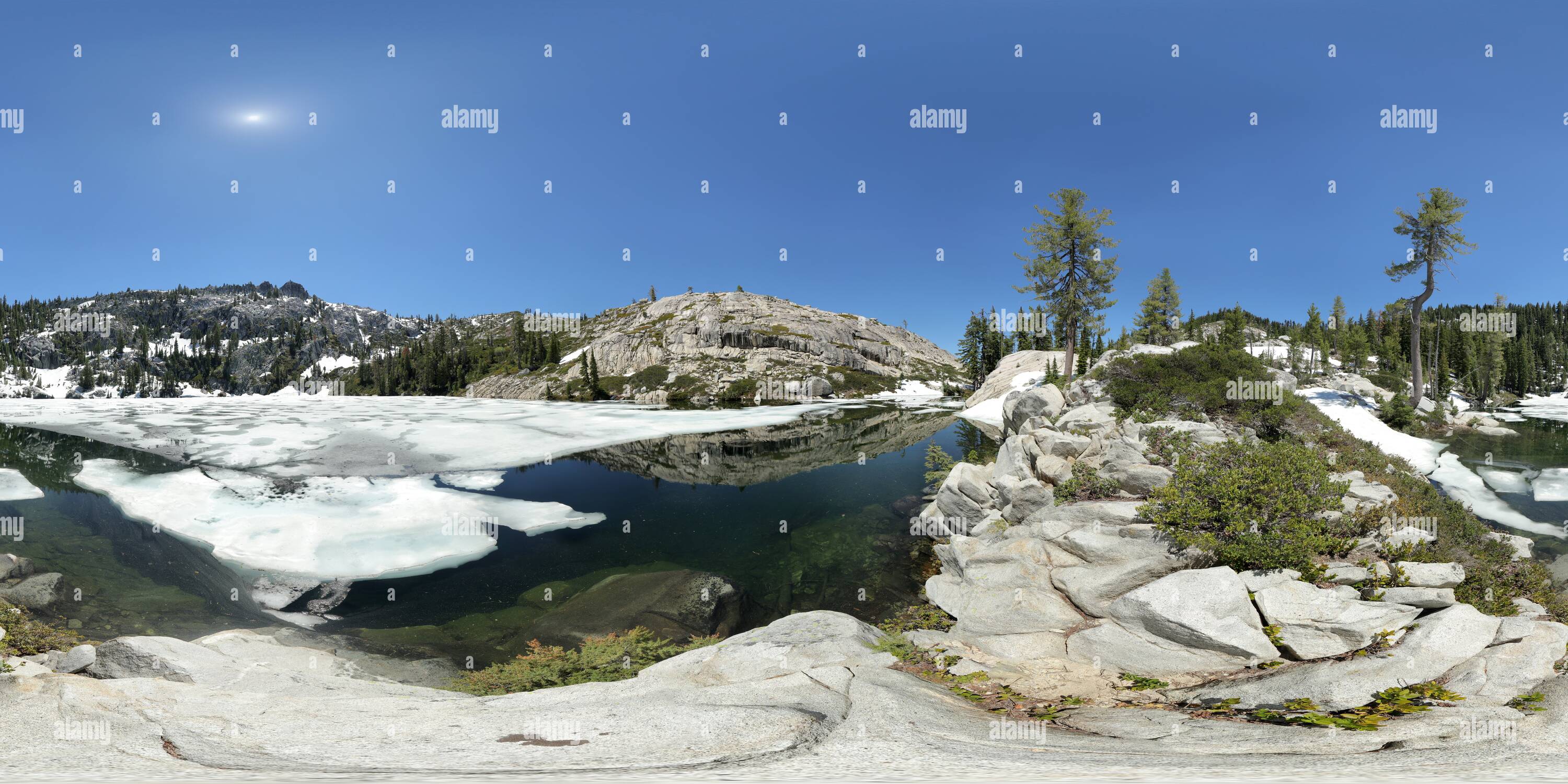 360° view of Little Bear Lake Alamy