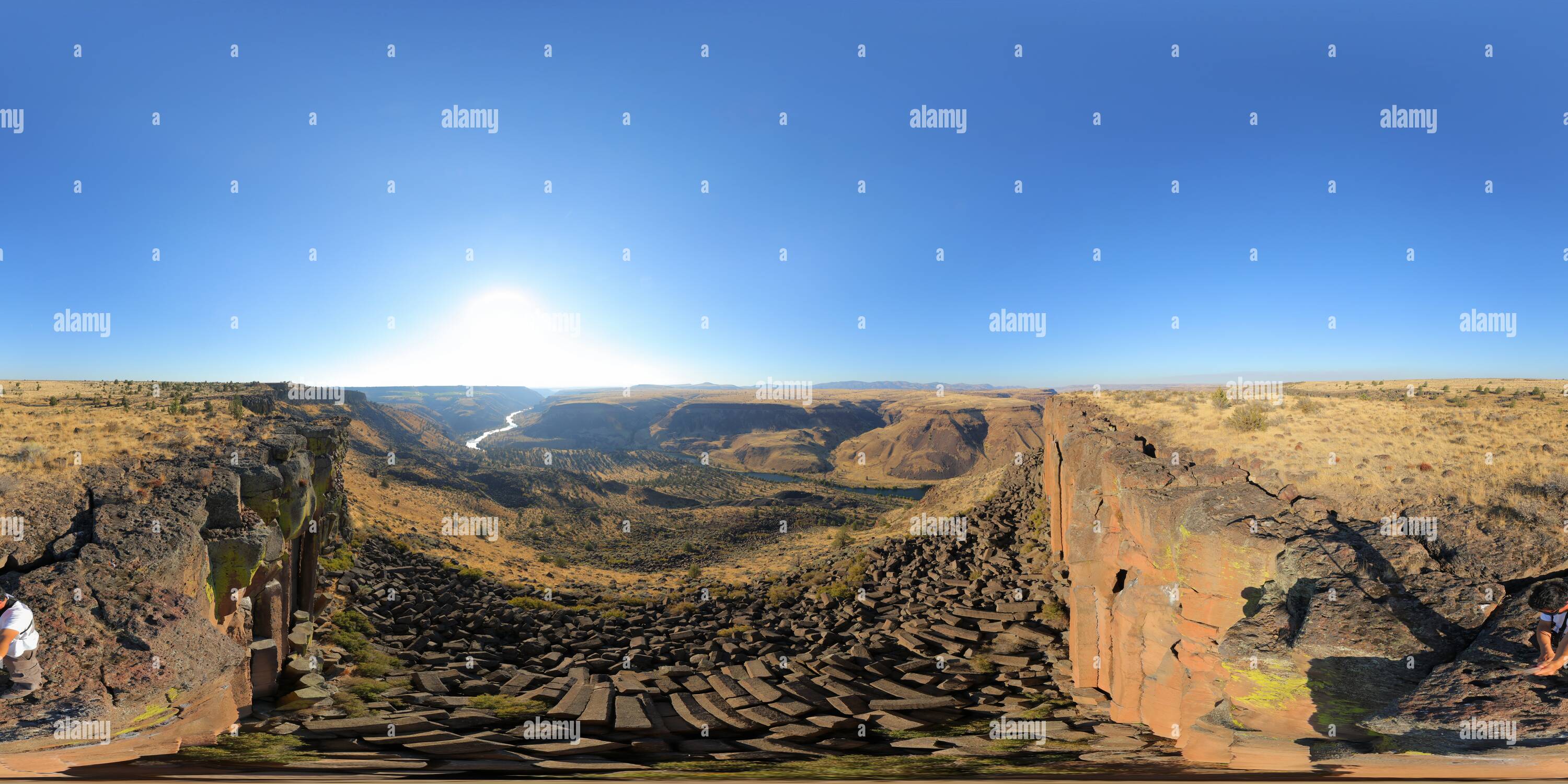 360 degree panoramic view of Trout Creek basalt columns, Madras, OR, USA [2]