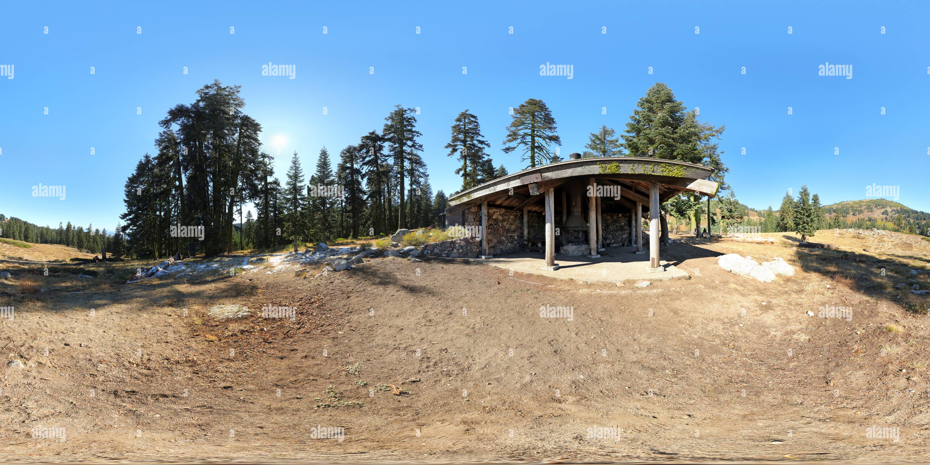 360° View Of Grouse Gap Shelter - Alamy