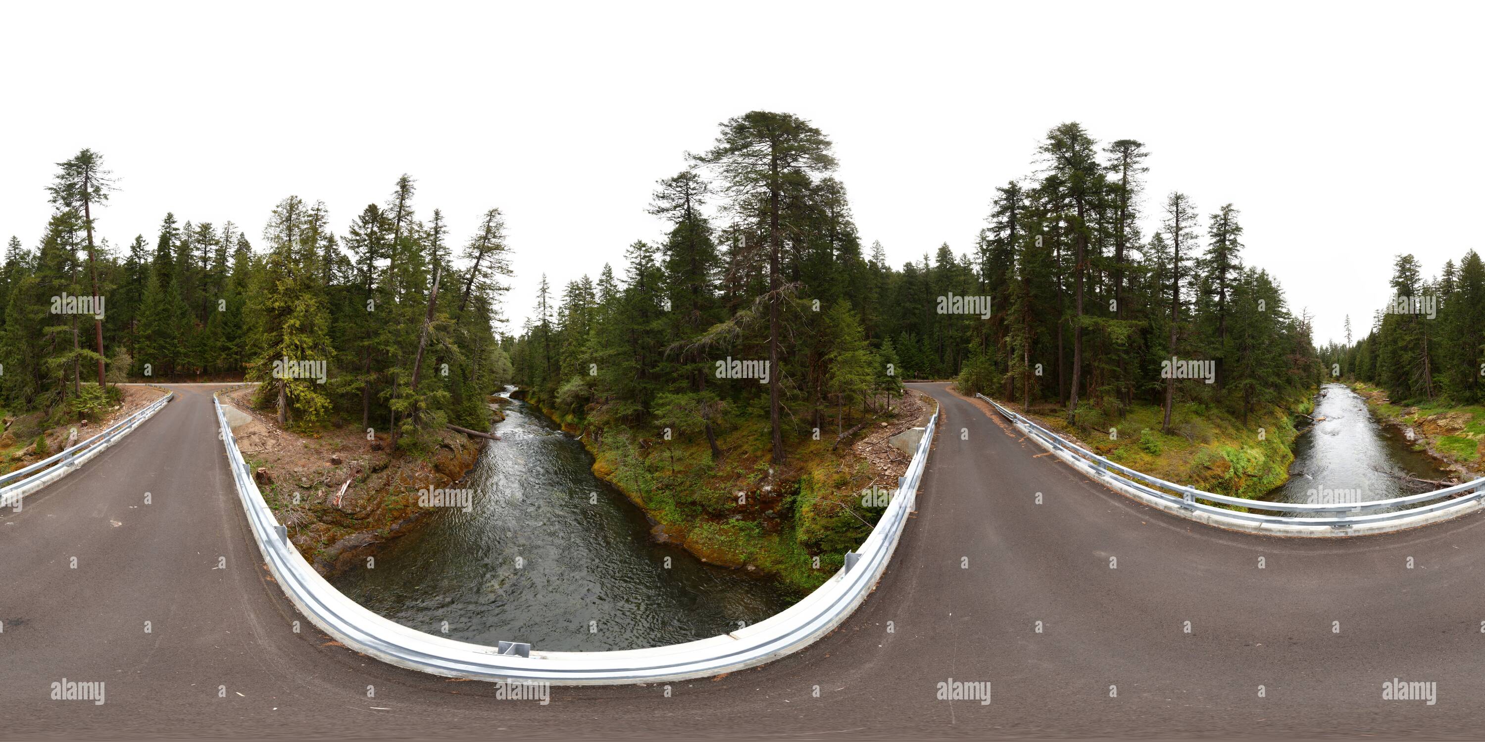 360 degree panoramic view of South Umpqua River