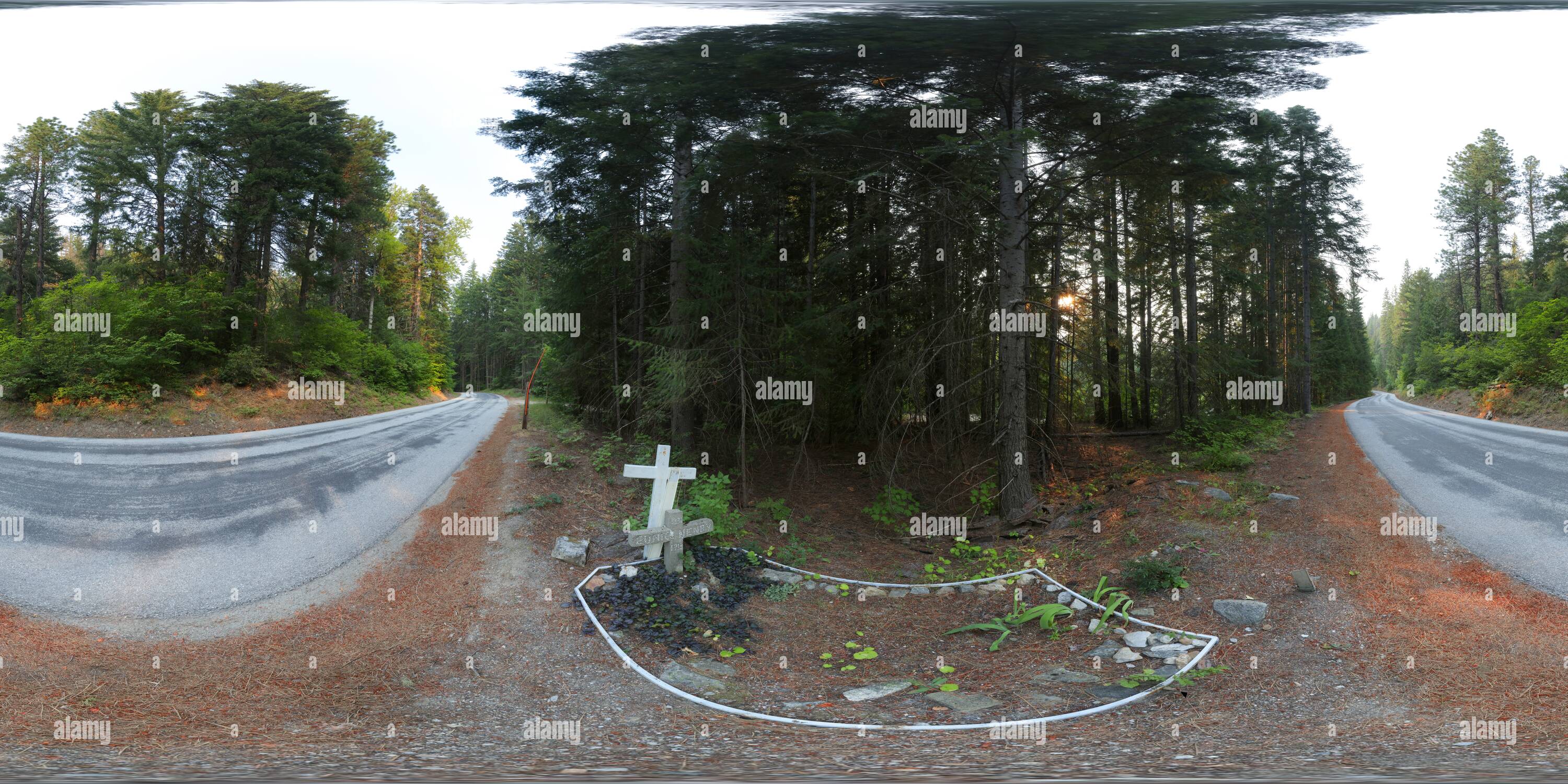 360 degree panoramic view of Eunice Henry grave
