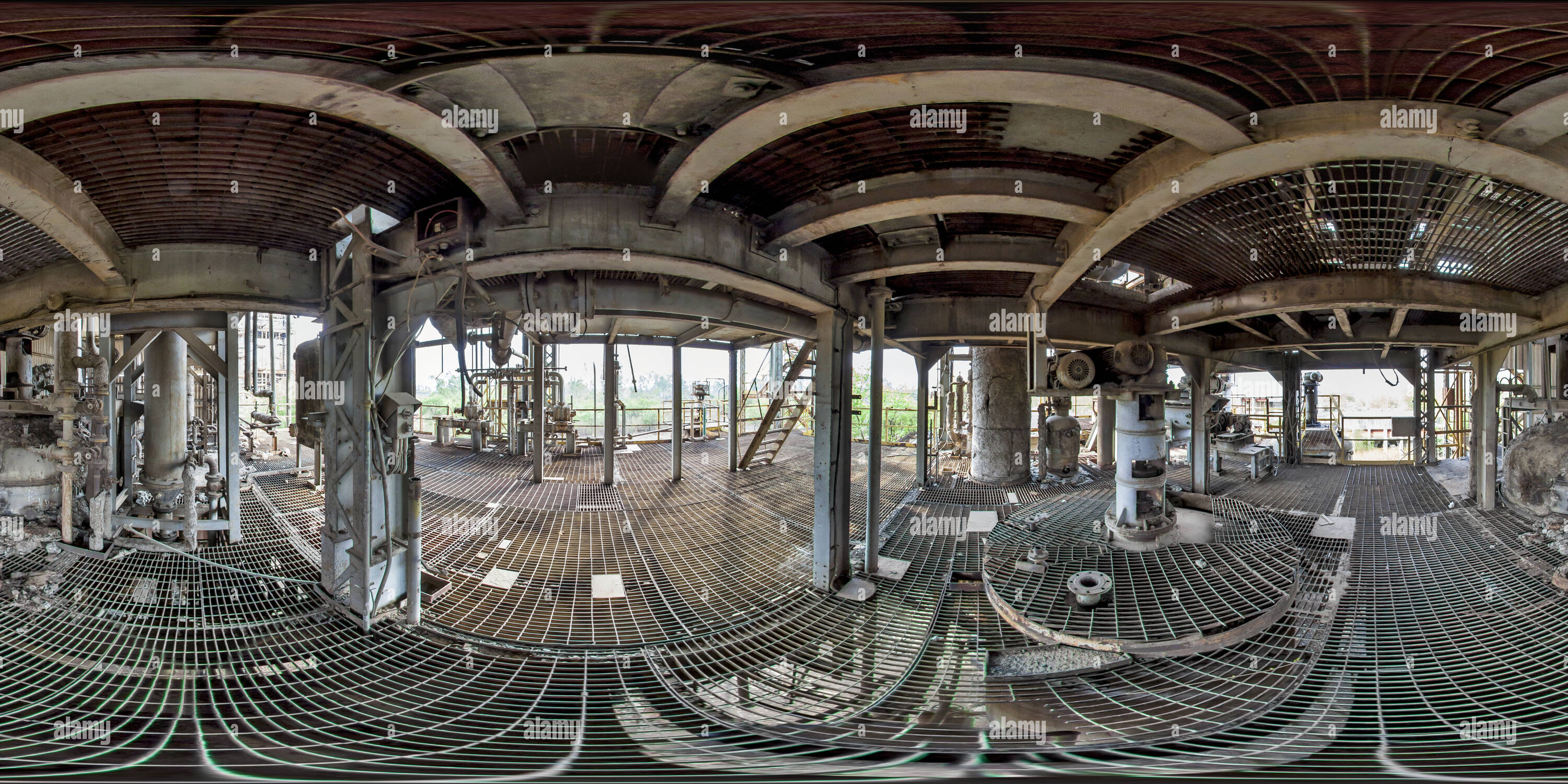 360 degree panoramic view of Union Carbide Sevin facility 3
