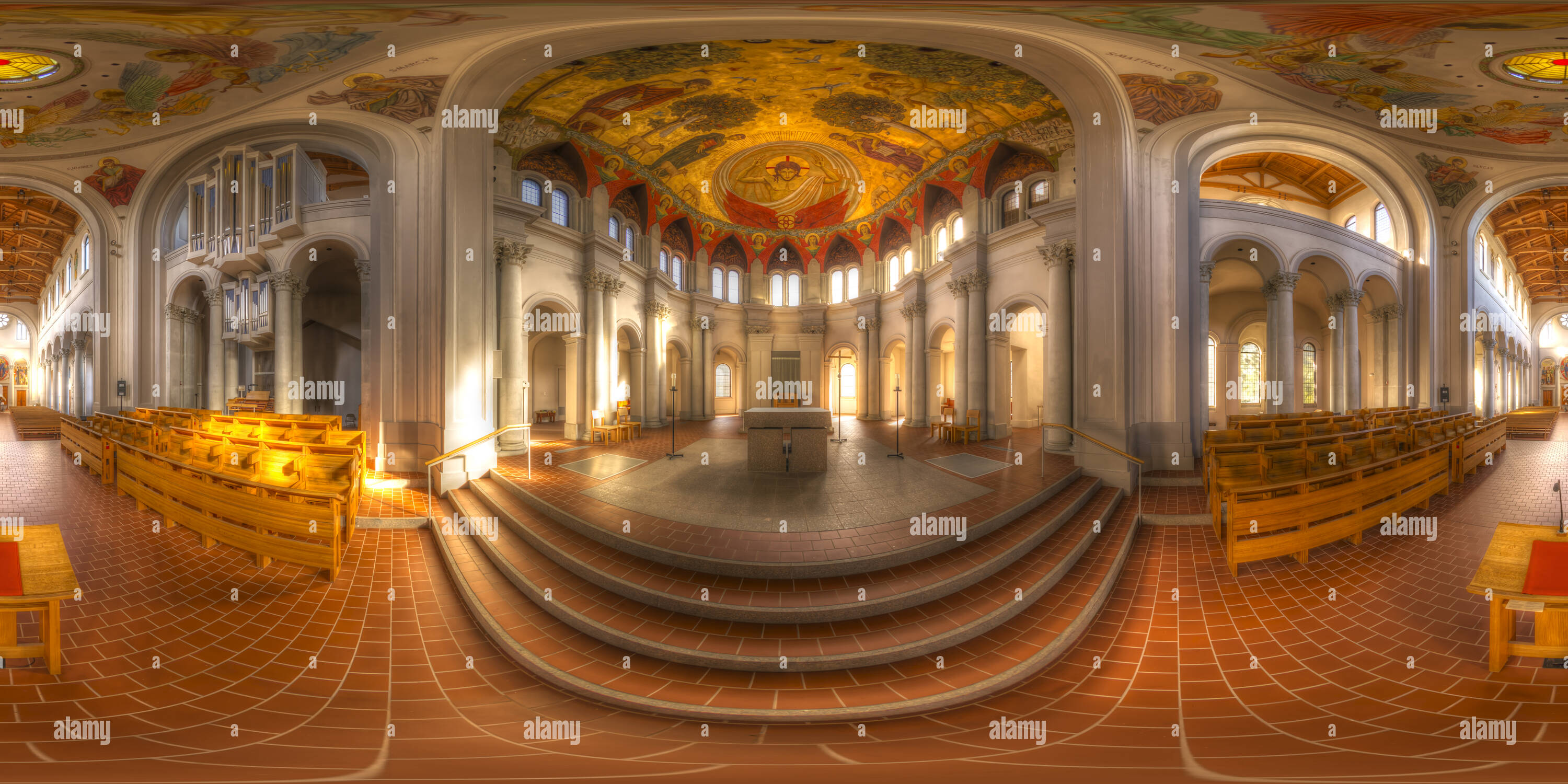 360° view of Saint Joseph Abbey Church Alamy