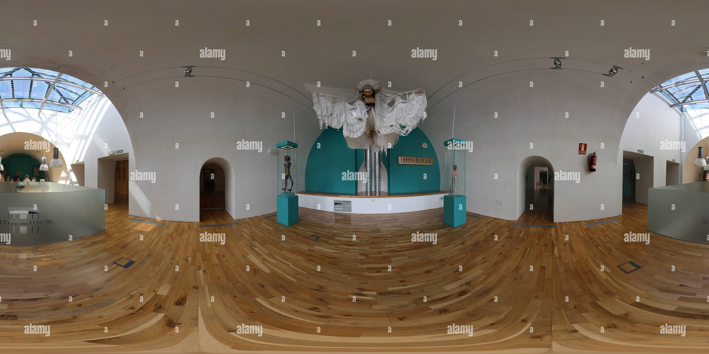 360 degree panoramic view of The Puppet Museum, Cádiz.