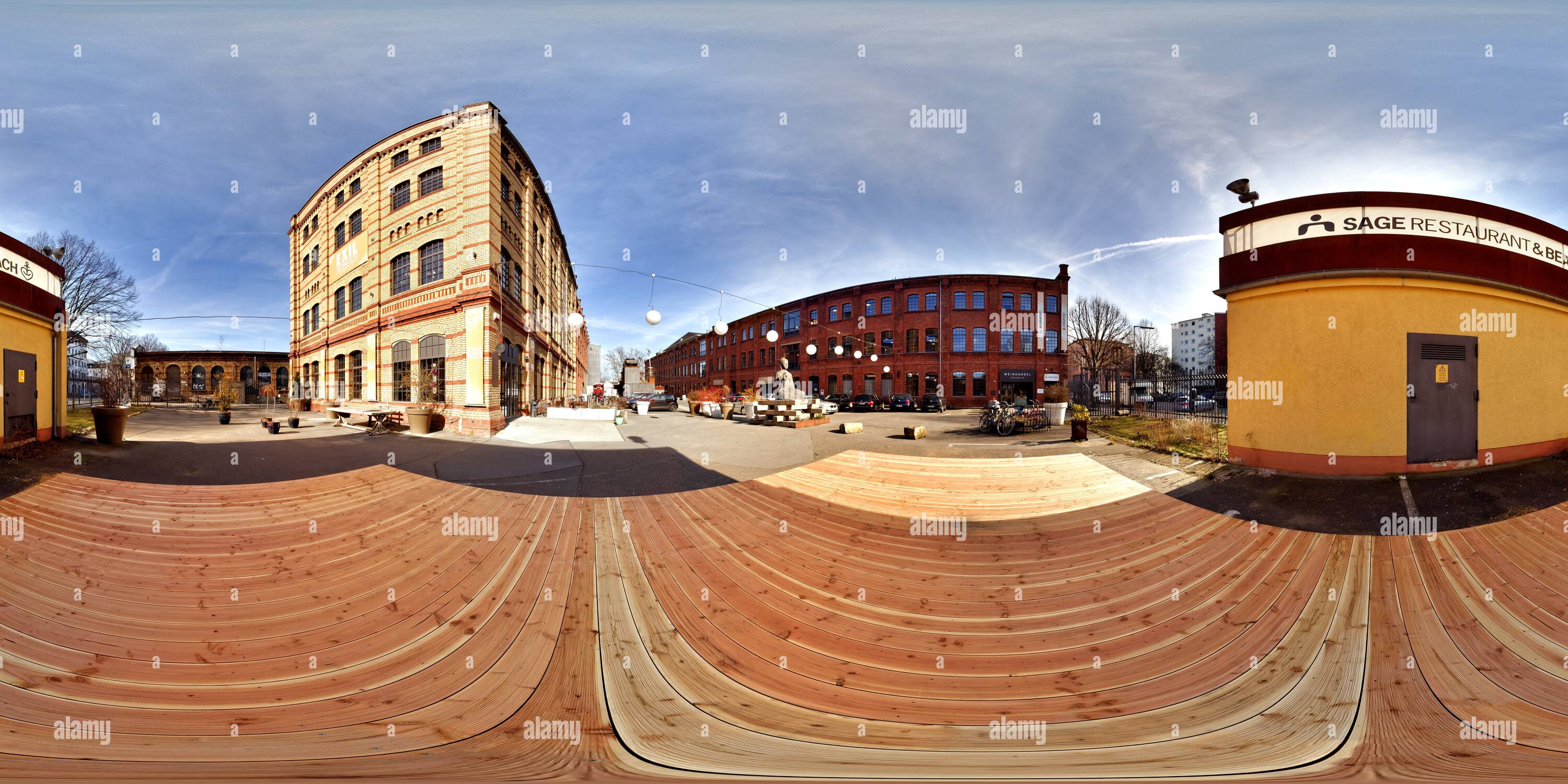 360 degree panoramic view of Ehemalige Textilfabrik 5