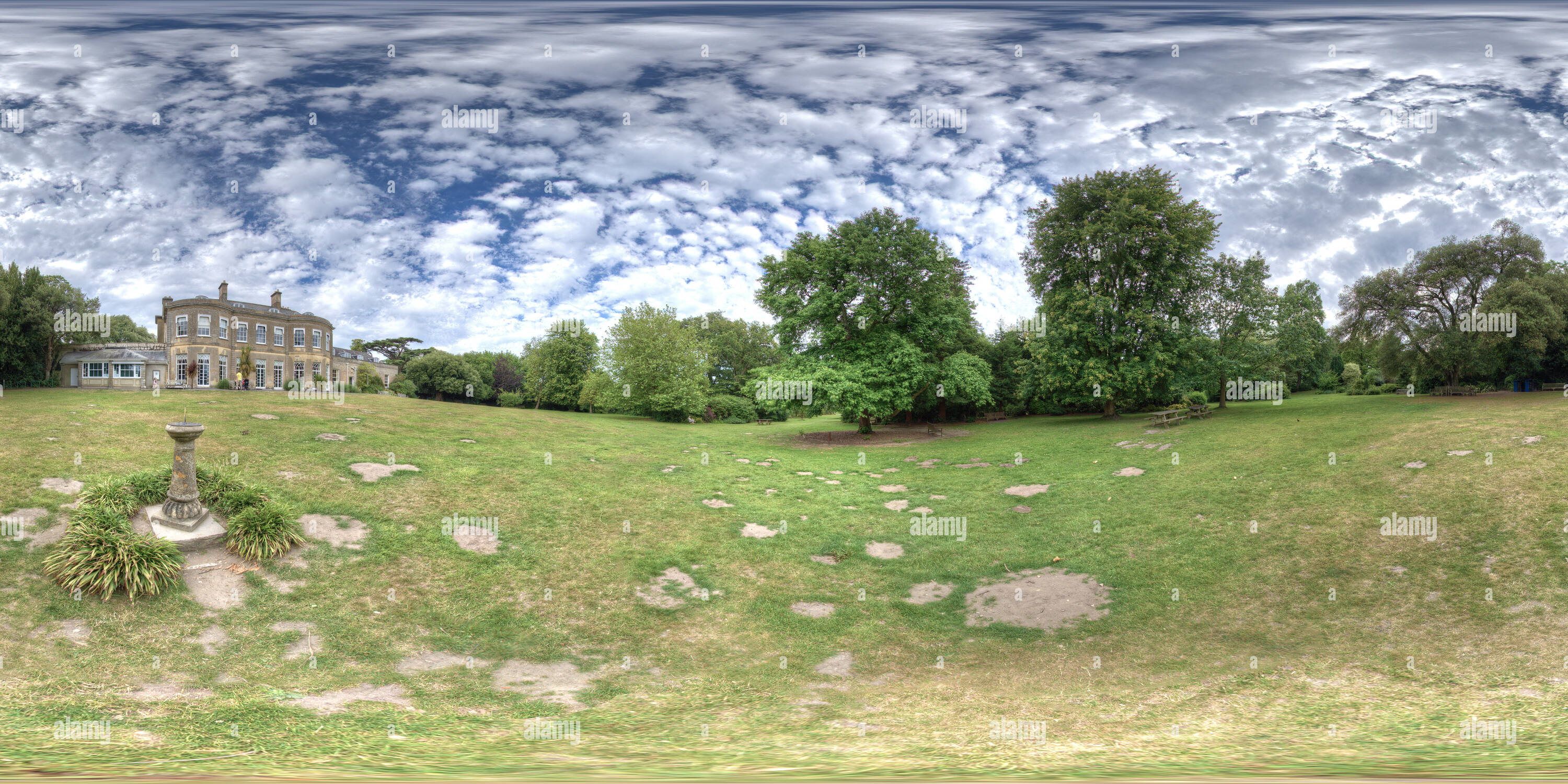 360 degree panoramic view of Upton House Poole Dorset