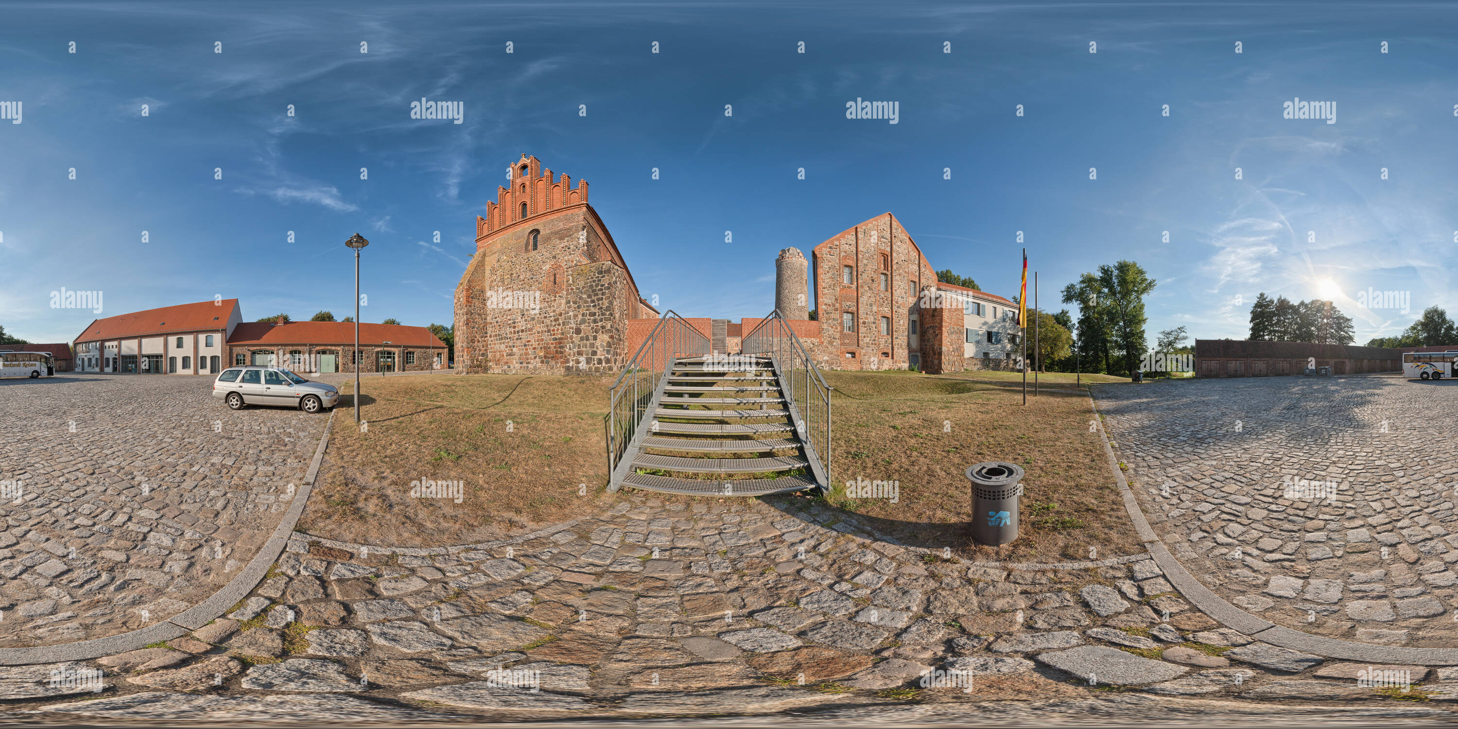 360° view of residence Ziesar Castle (02 Alamy