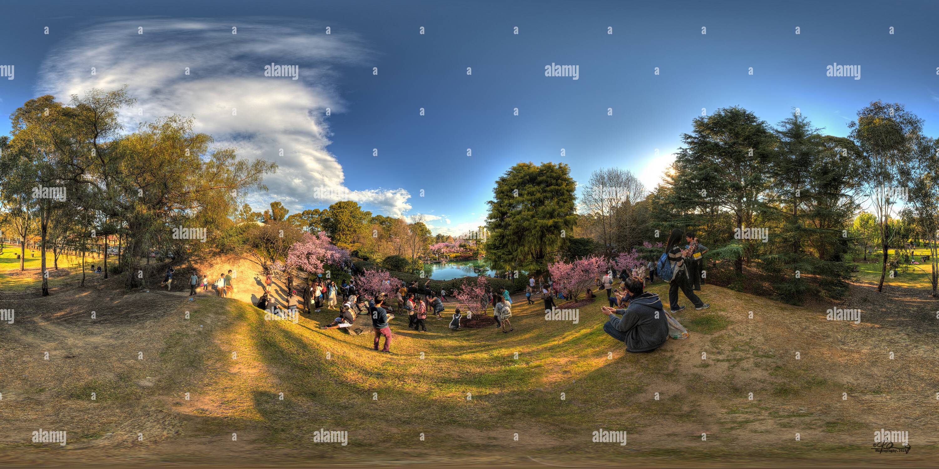 360° view of Beautiful Auburn Botanical Garden ! 2 Alamy