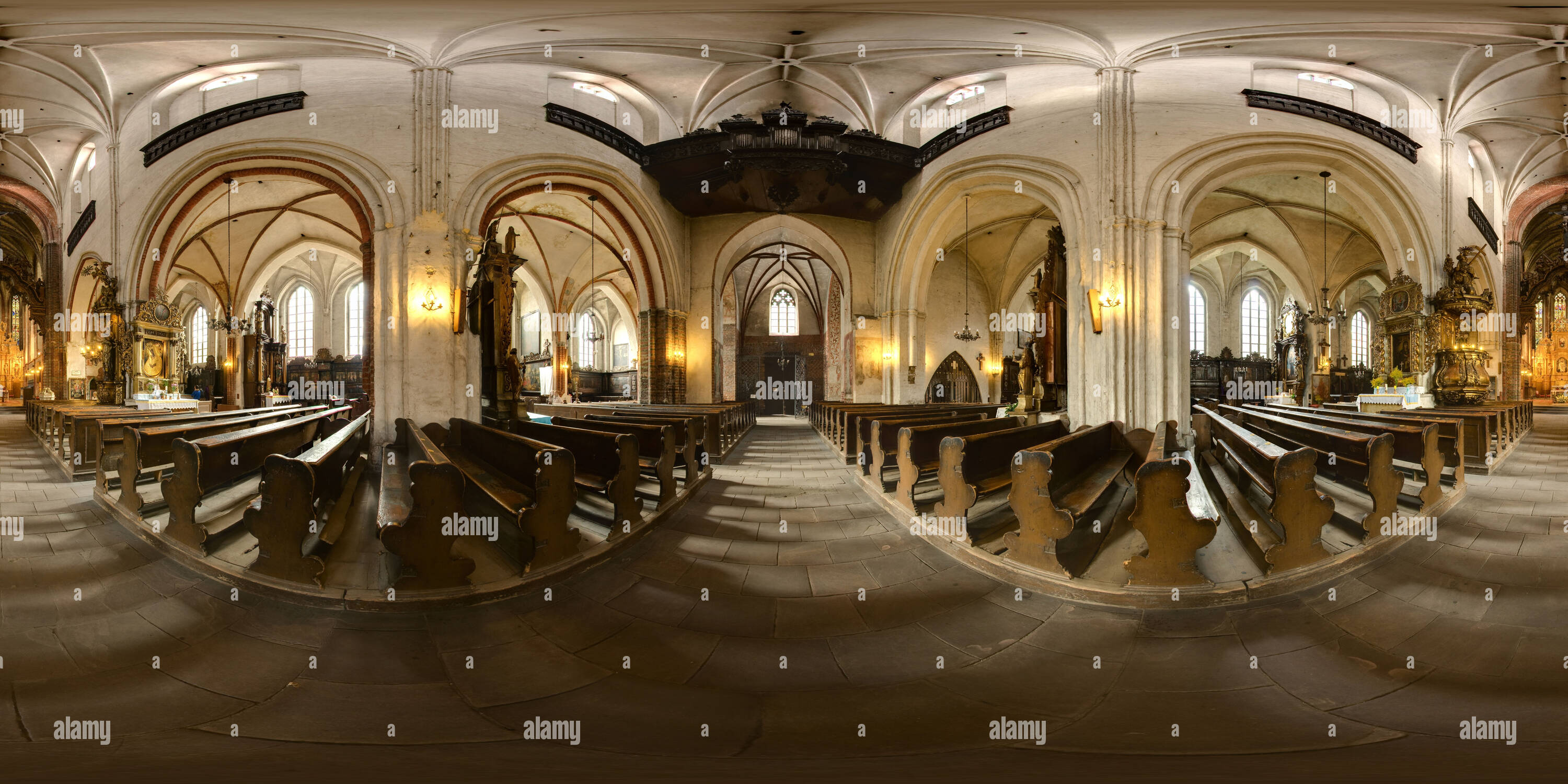 360° view of St. Jacob's church (2595 Alamy