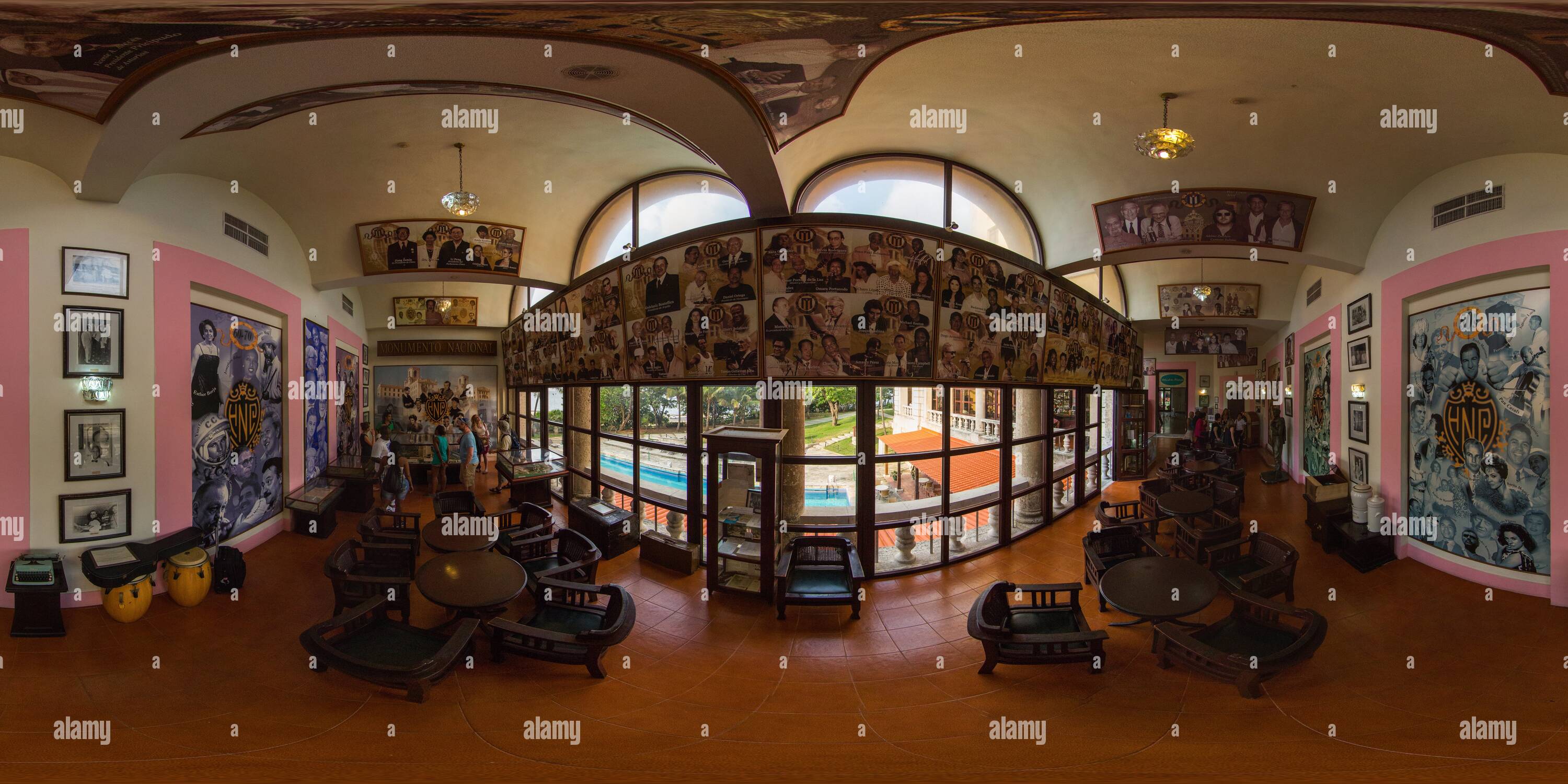 360° view of Hall Of Fame In Hotel Nacional Havana Cuba 2 Alamy