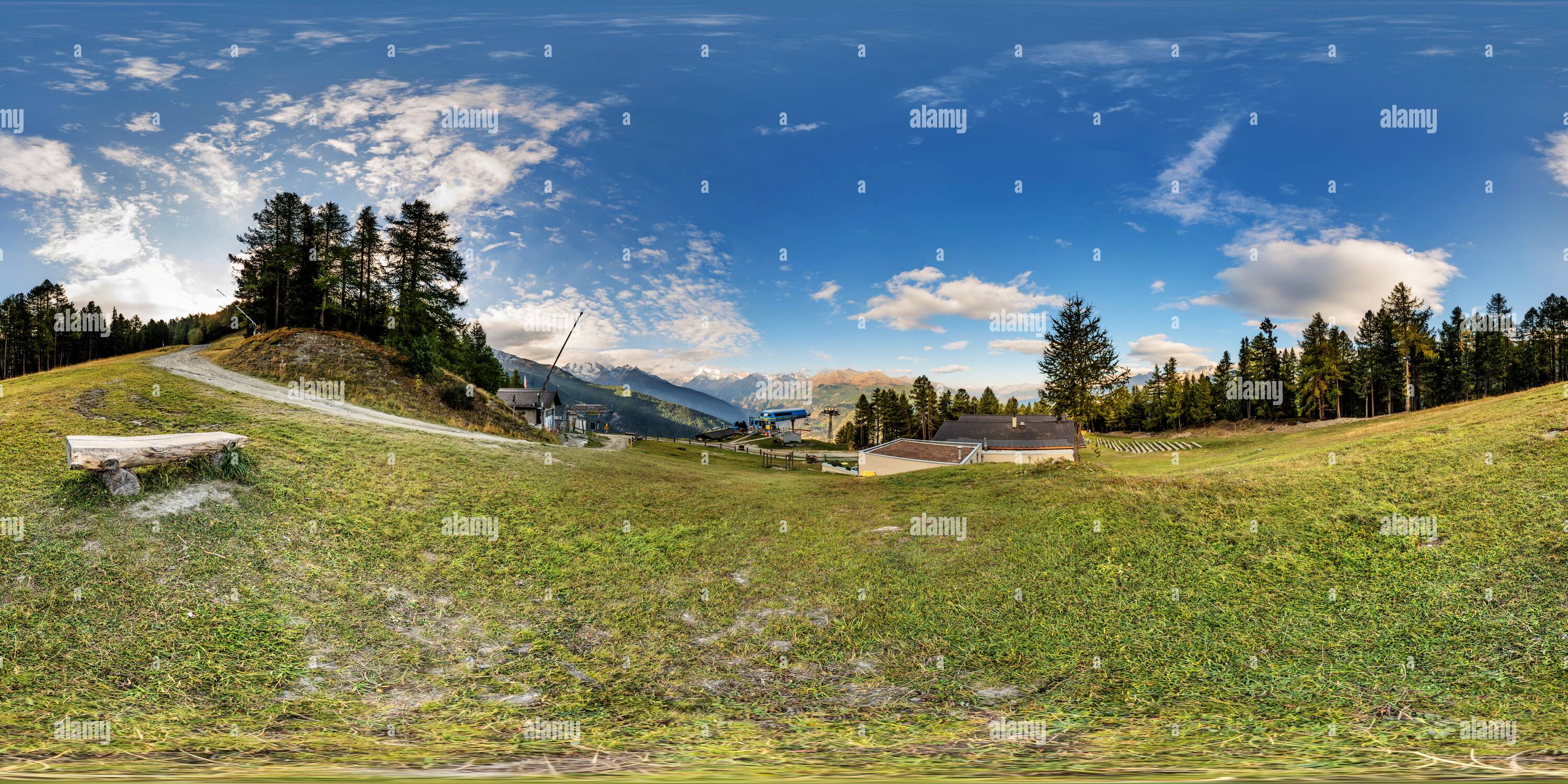 360 degree panoramic view of Suone Heido 1 Giw Switzerland
