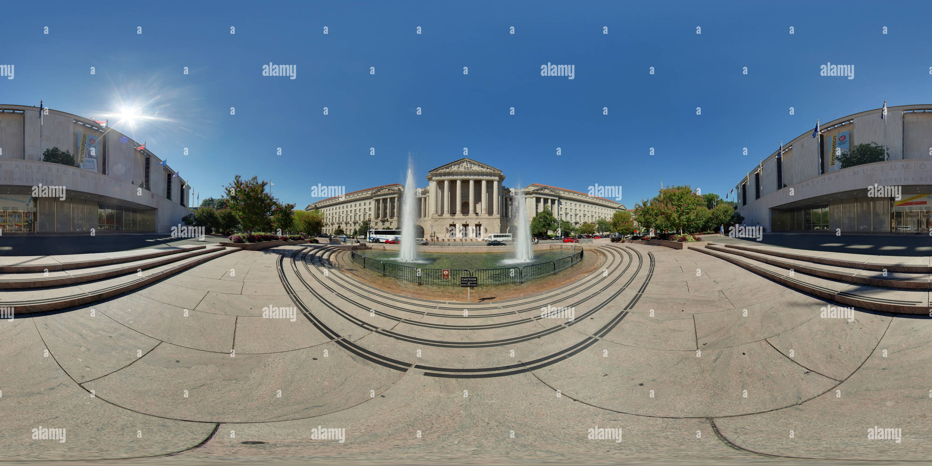 360 degree panoramic view of Museum of American History