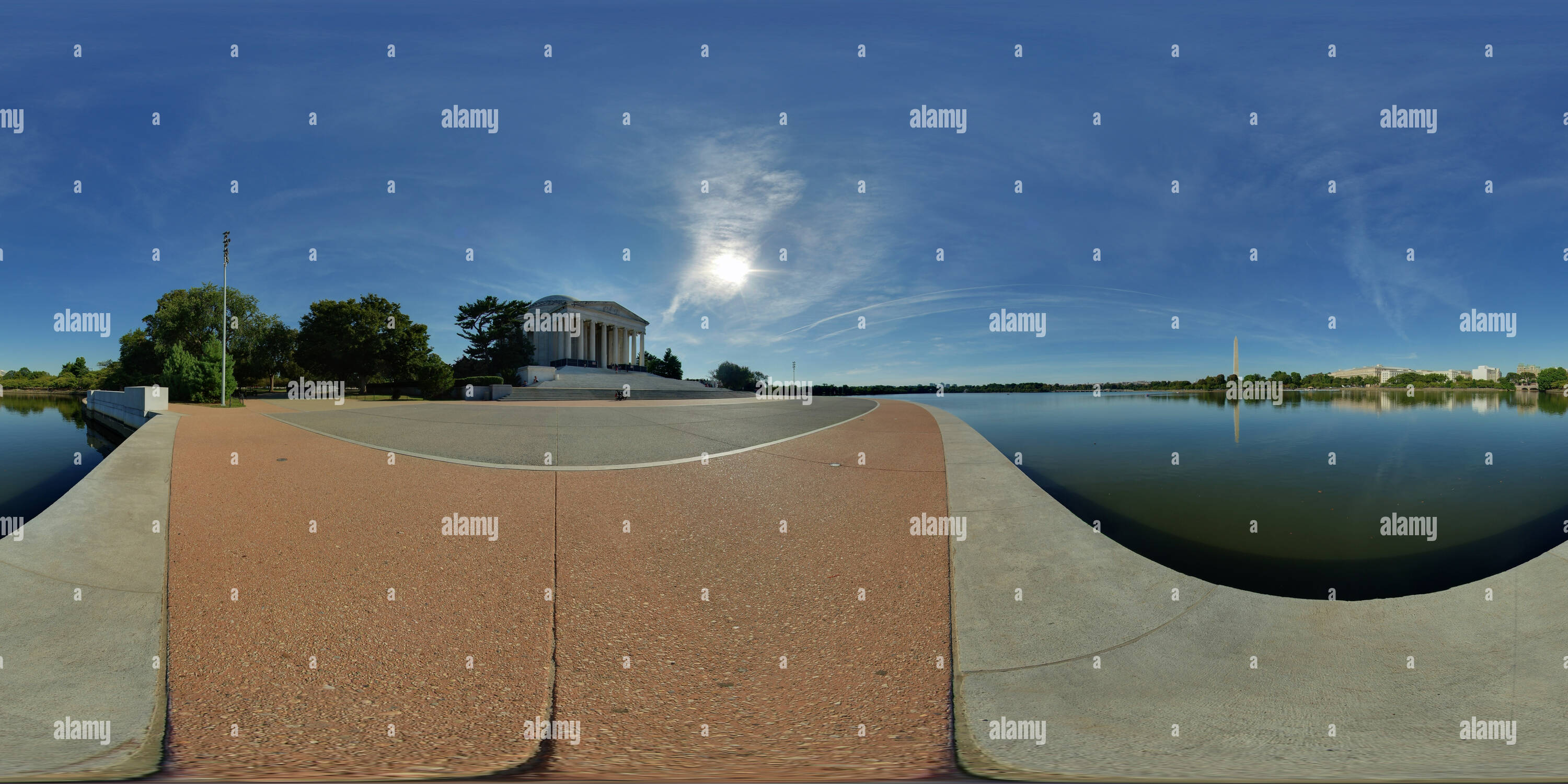 360 degree panoramic view of Thomas Jefferson Memorial, Washington