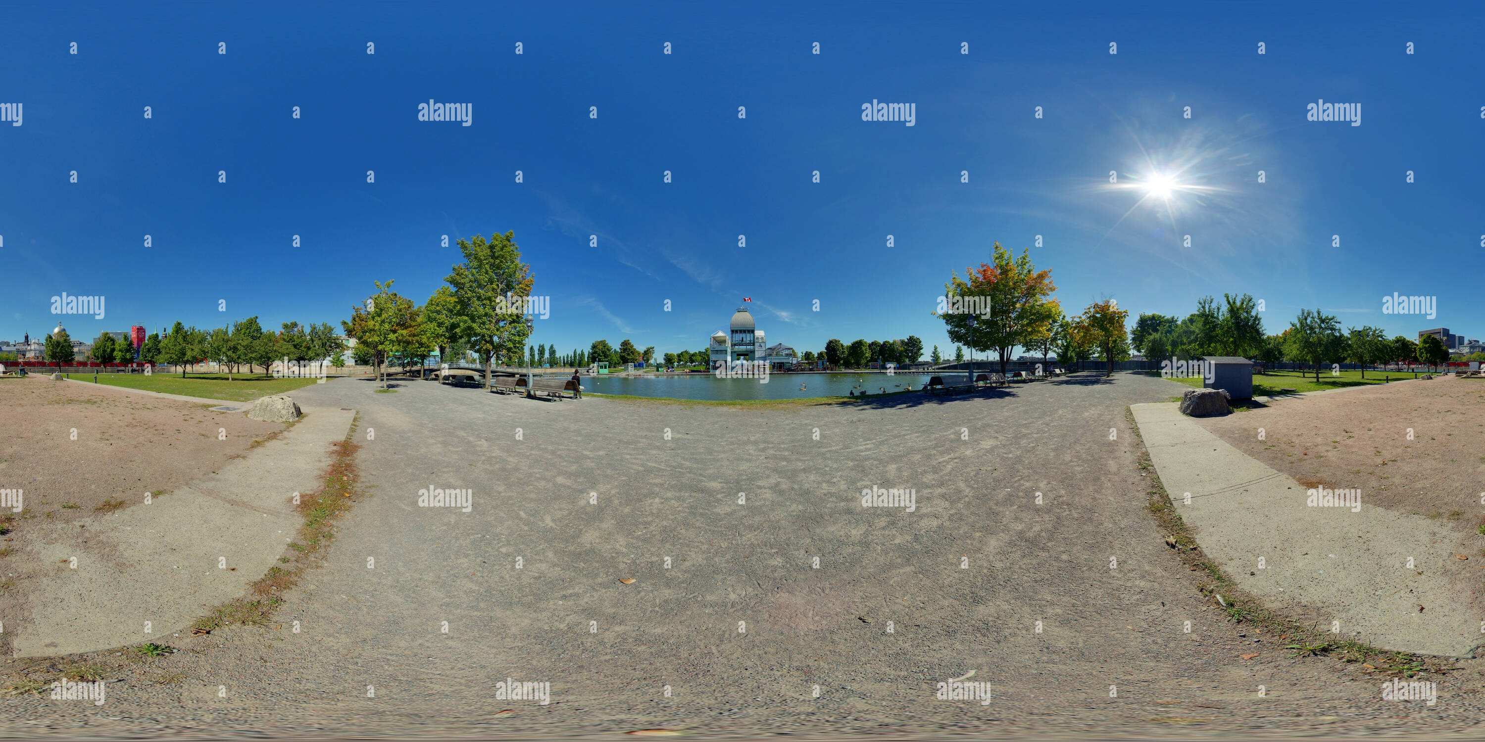 360 degree panoramic view of Ile Bonsecours