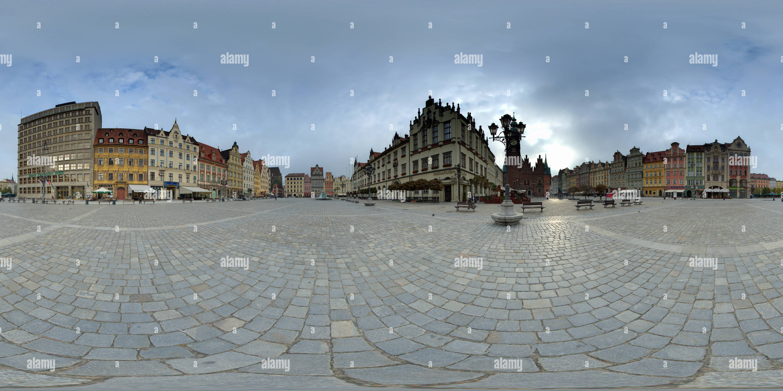 360° view of Market Square 6, Wrocław Alamy