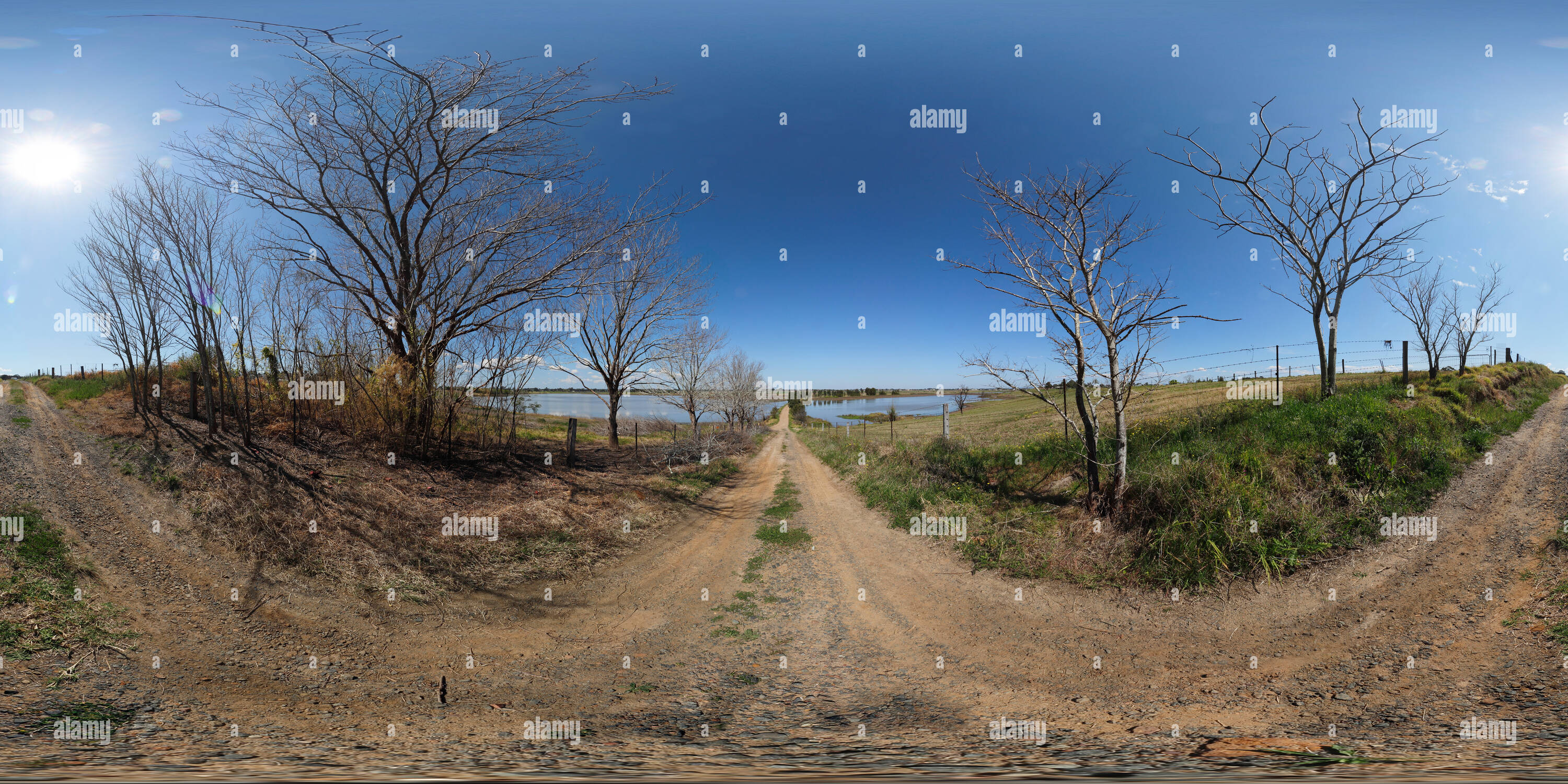 360° view of Bushells Lagoon Freemans Reach Alamy