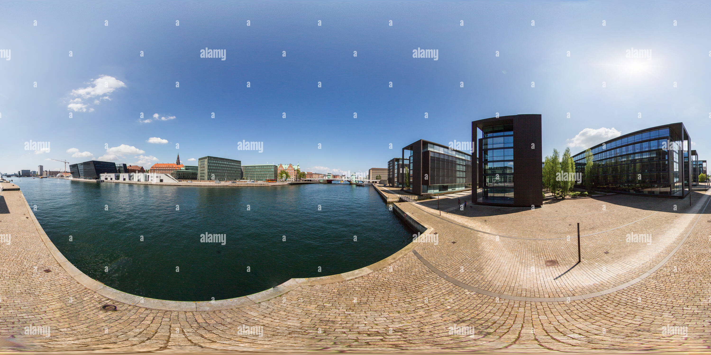360° view of Johan Sempsgade Copenhagen Denmark Alamy