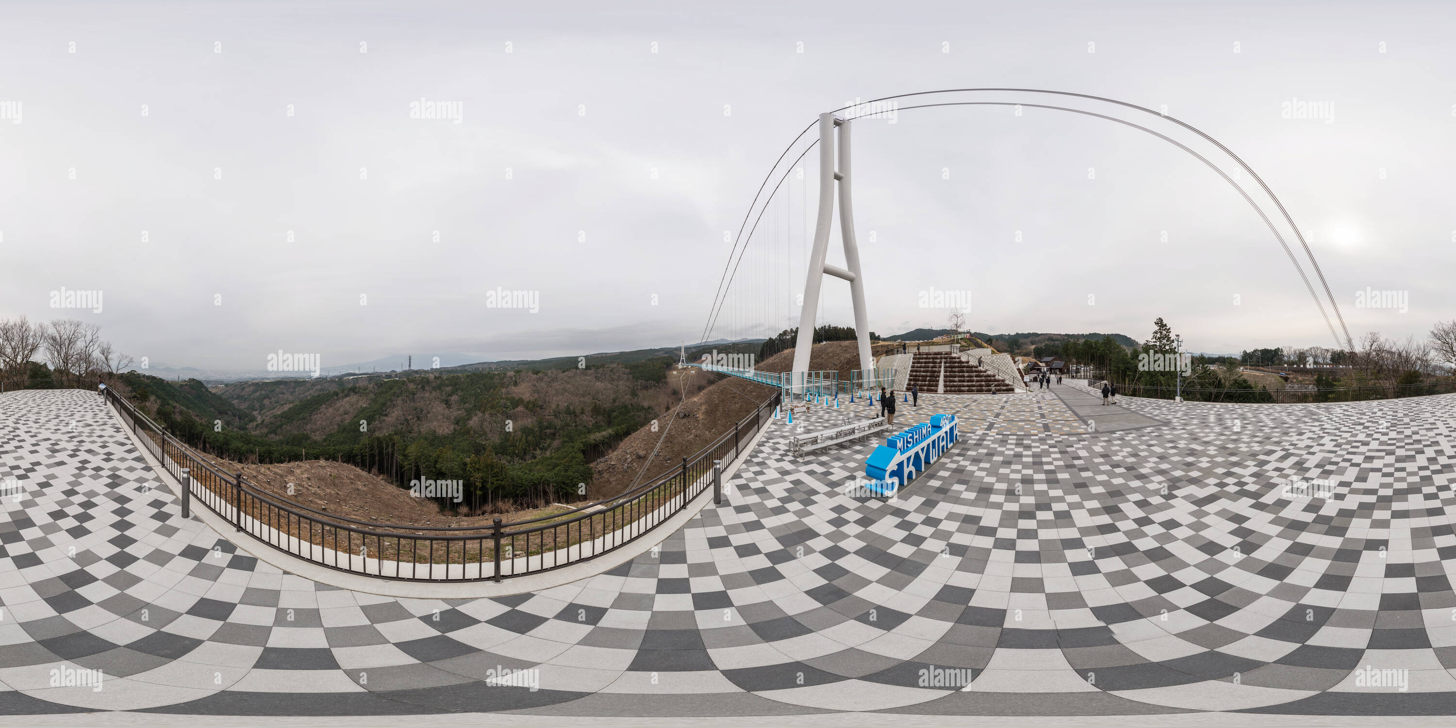 360 degree panoramic view of Mishim SKYWALK south end