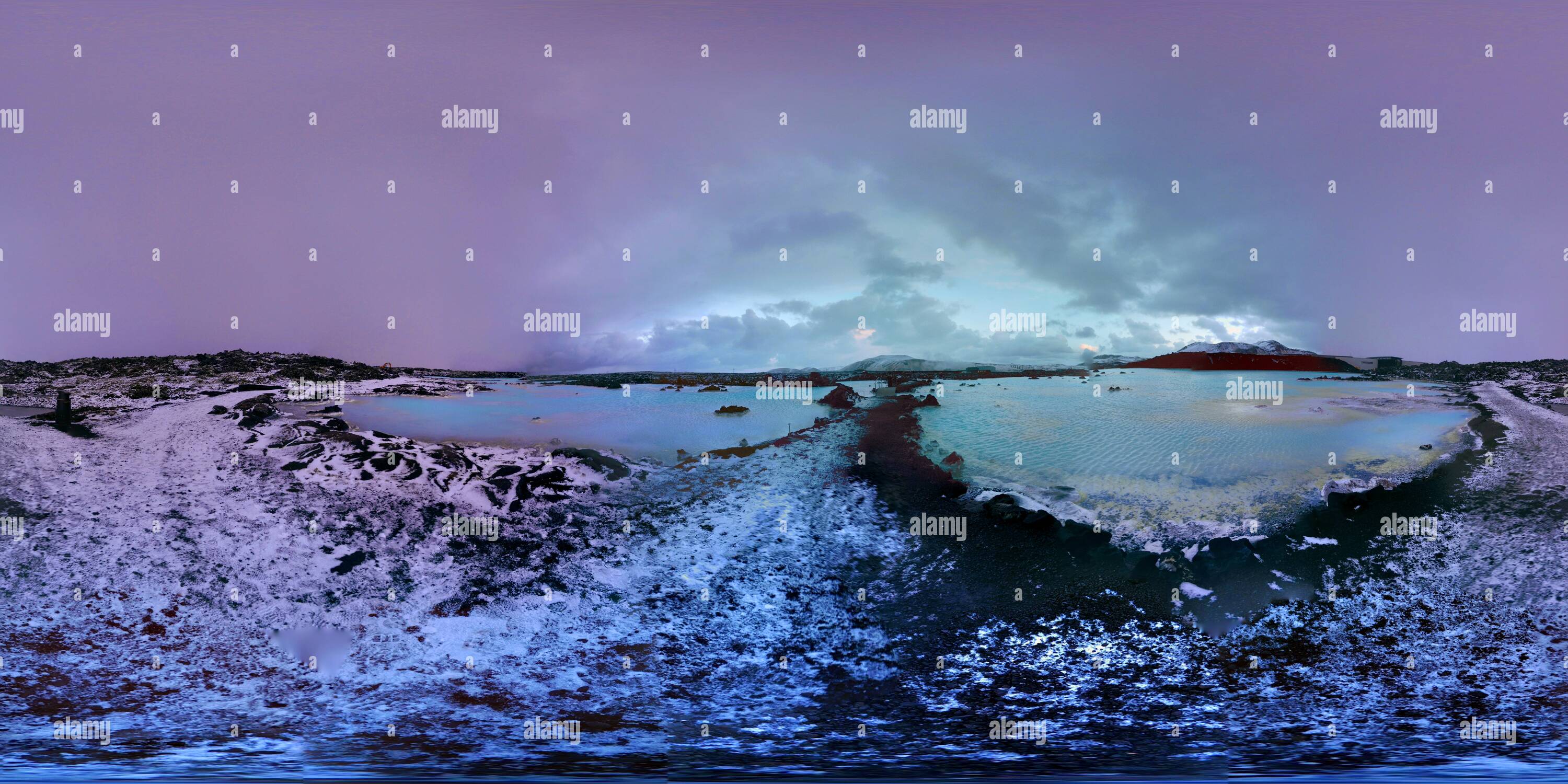 360° view of Blue Lagoon, Iceland - Alamy