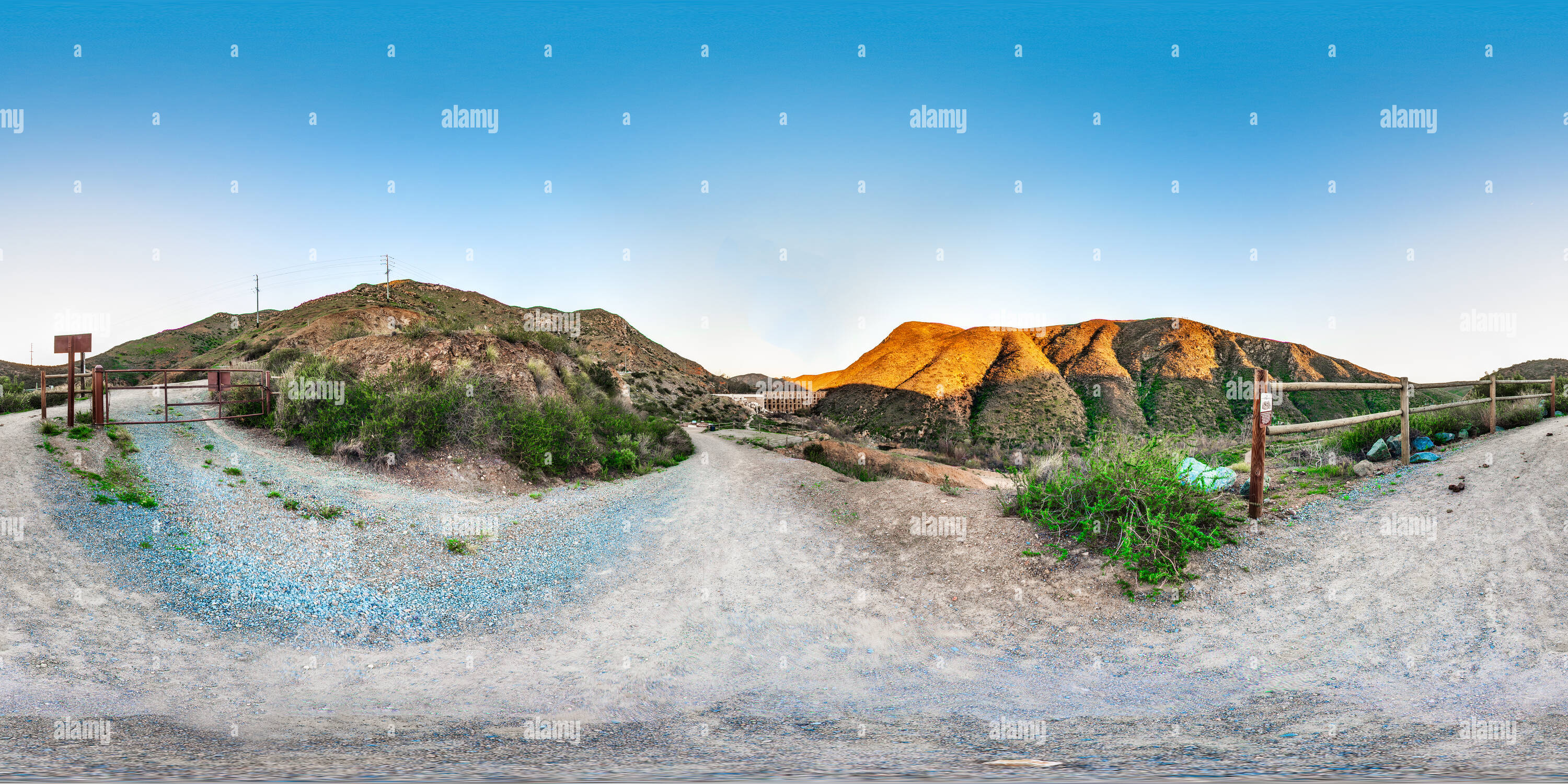 360° view of Lake Hodges Dam Alamy