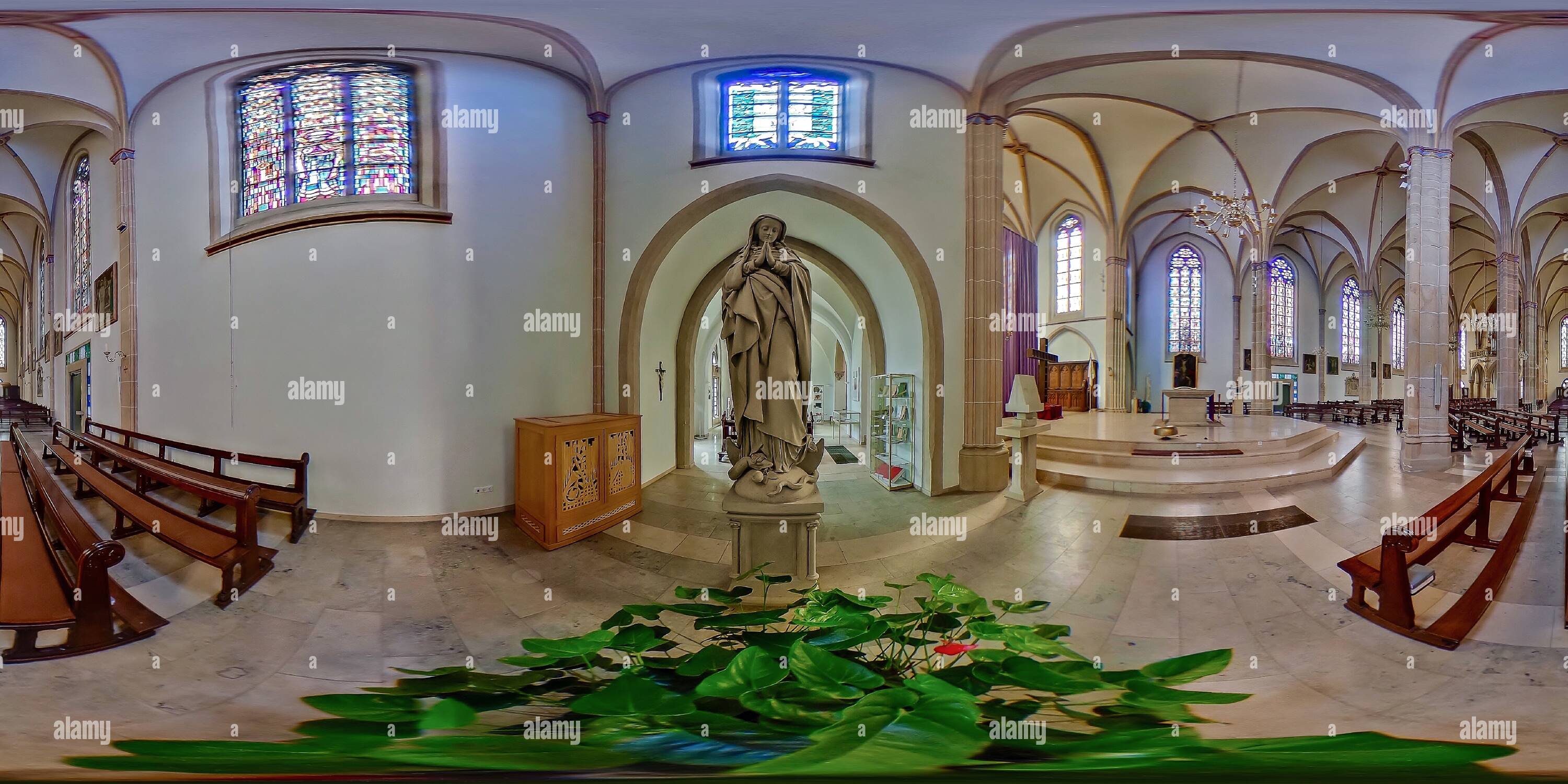 360° view of St Catharina Dinklage Alamy