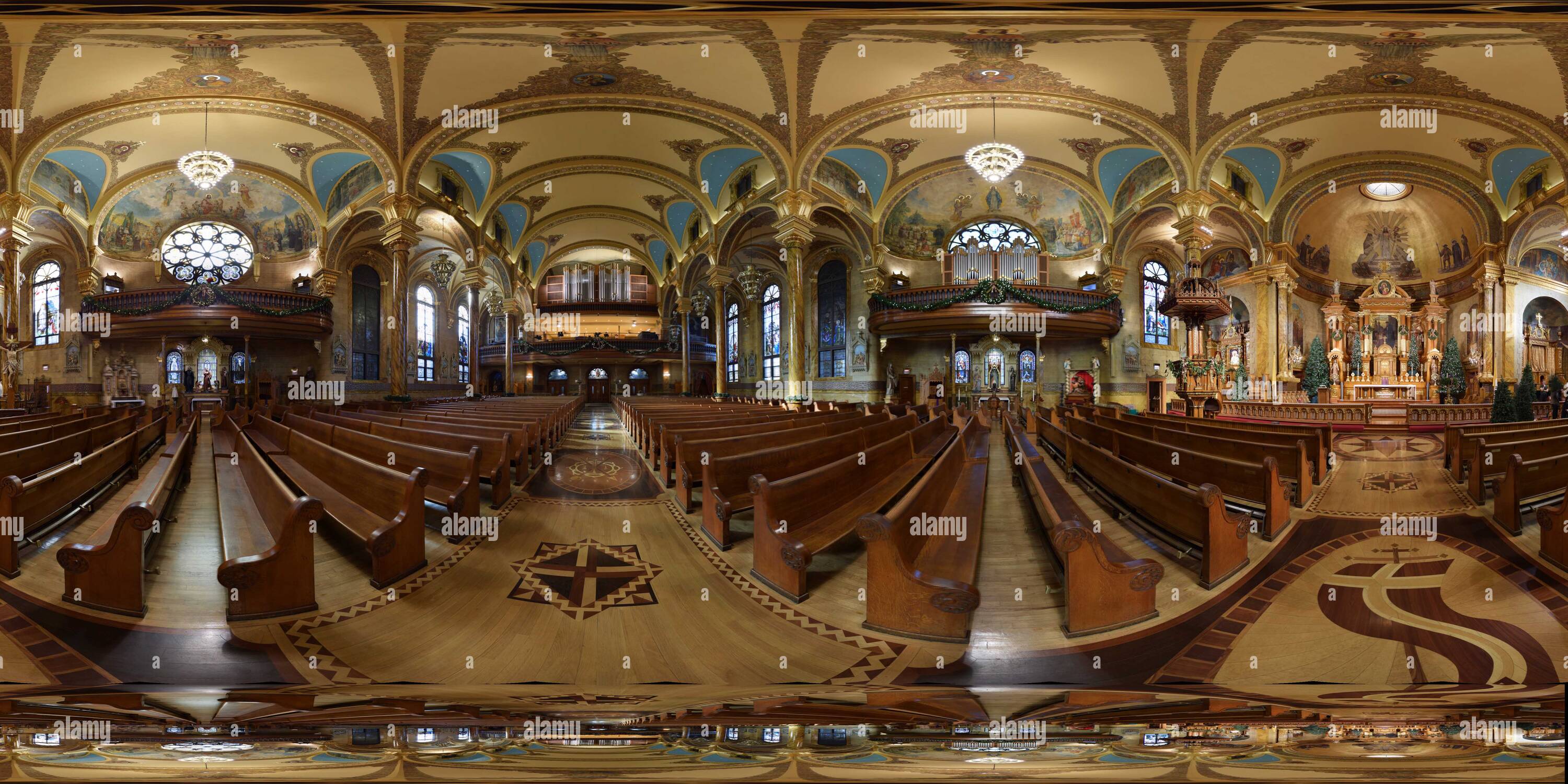 360° view of St. John Cantius Parish - Chicago, IL - Alamy