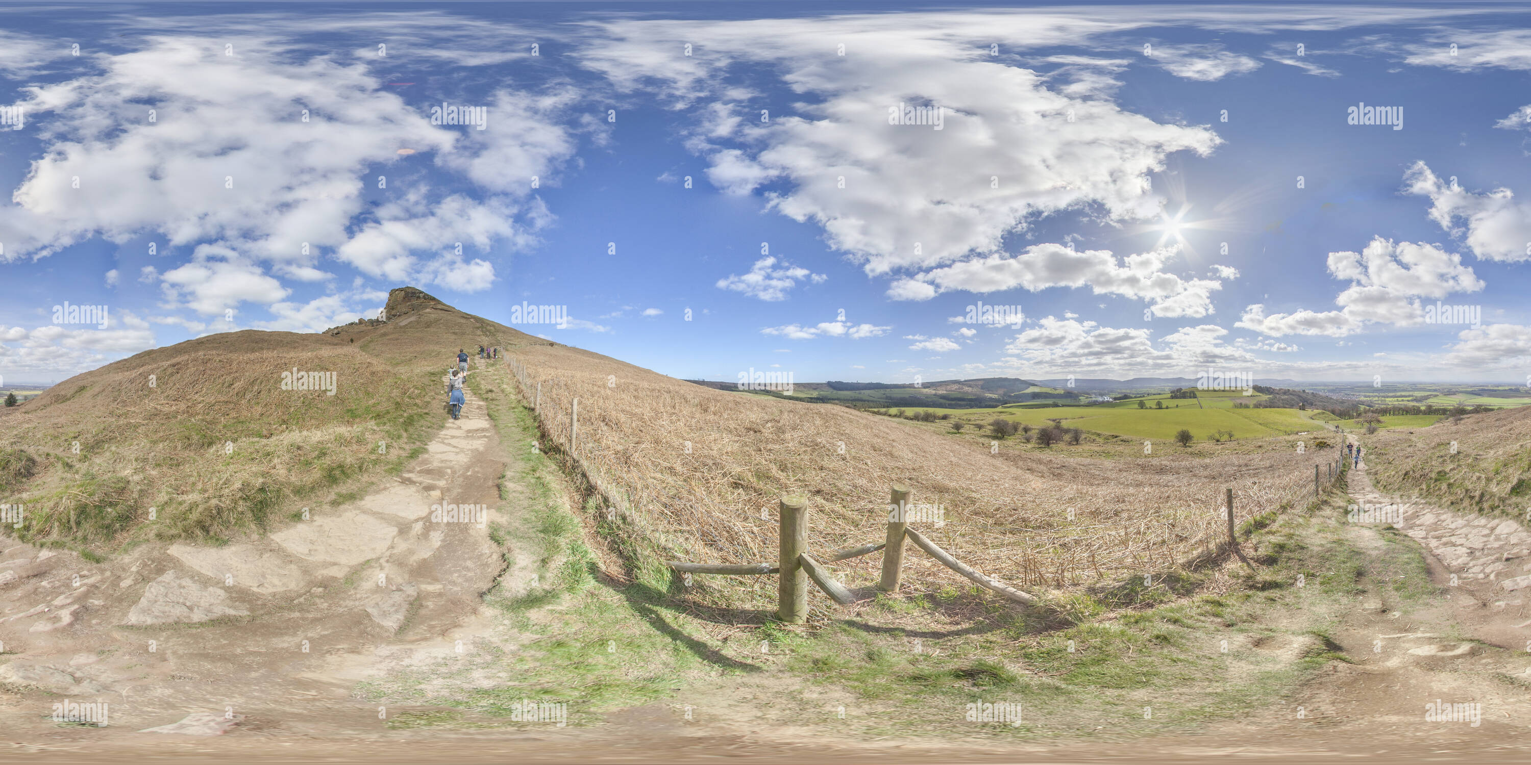 360° view of Roseberry Topping Great Ayton Alamy