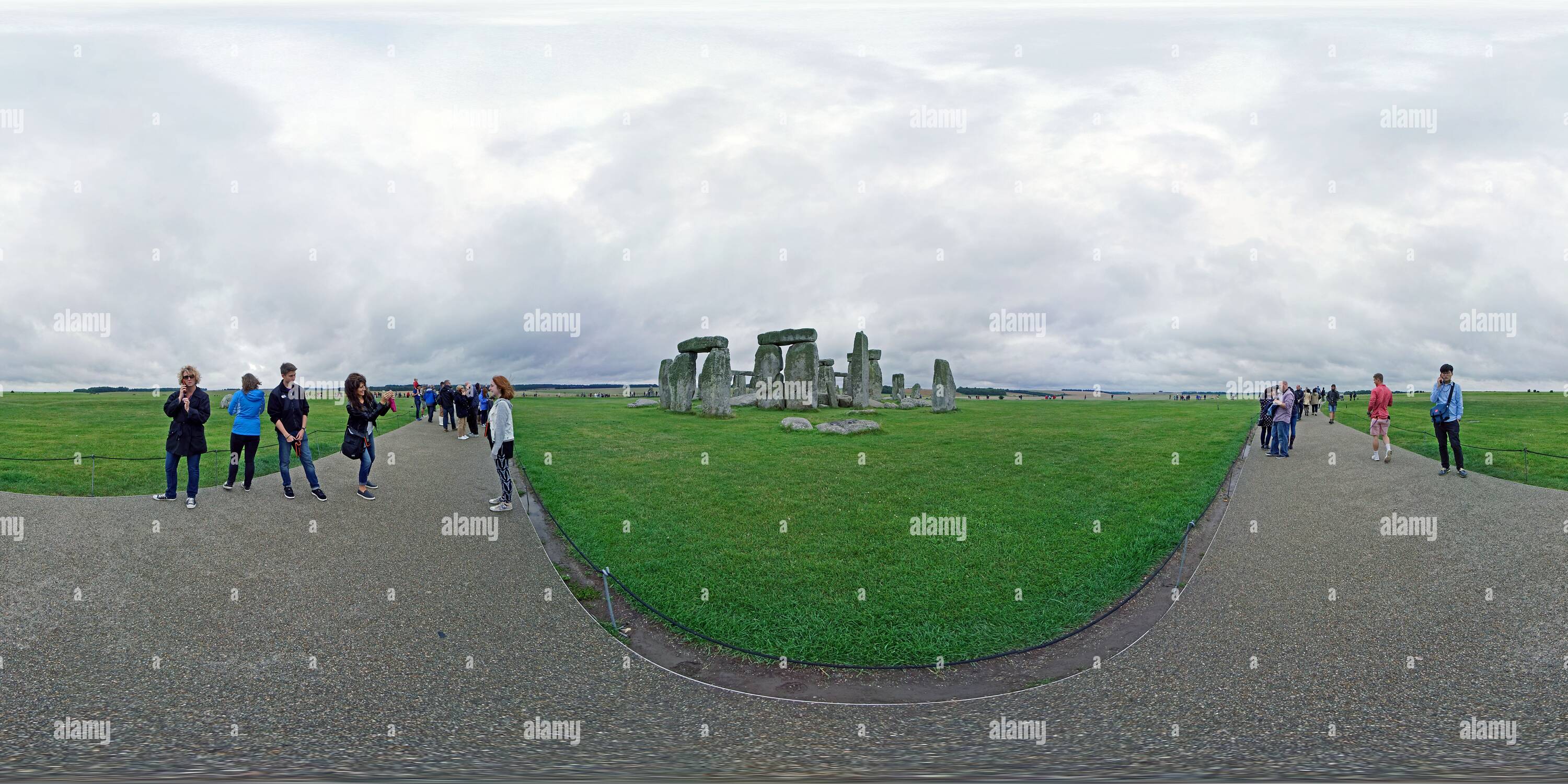 360° view of Stonehenge, View 2 Alamy