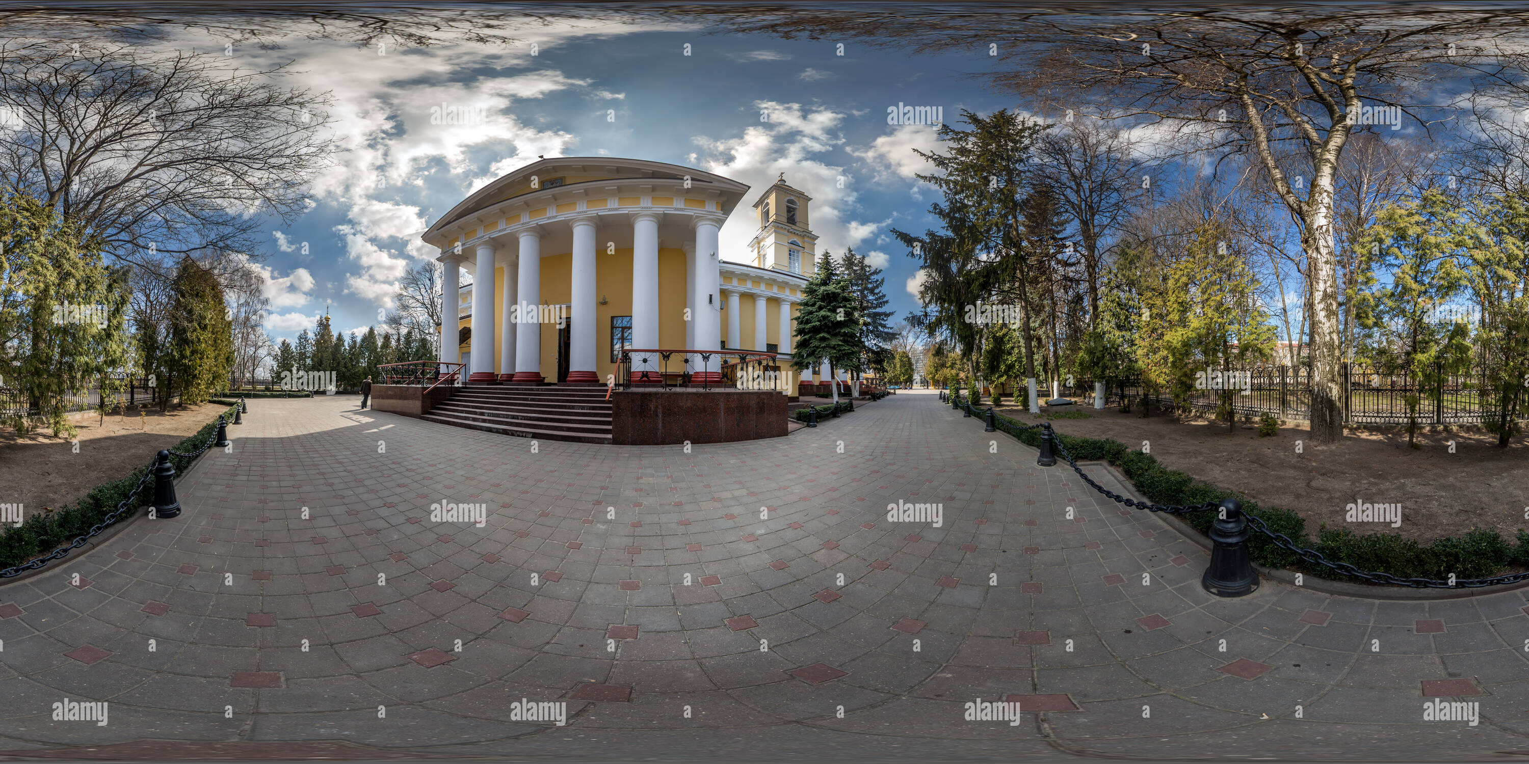 360 degree panoramic view of 04 Palace And Park Complex In Gomel