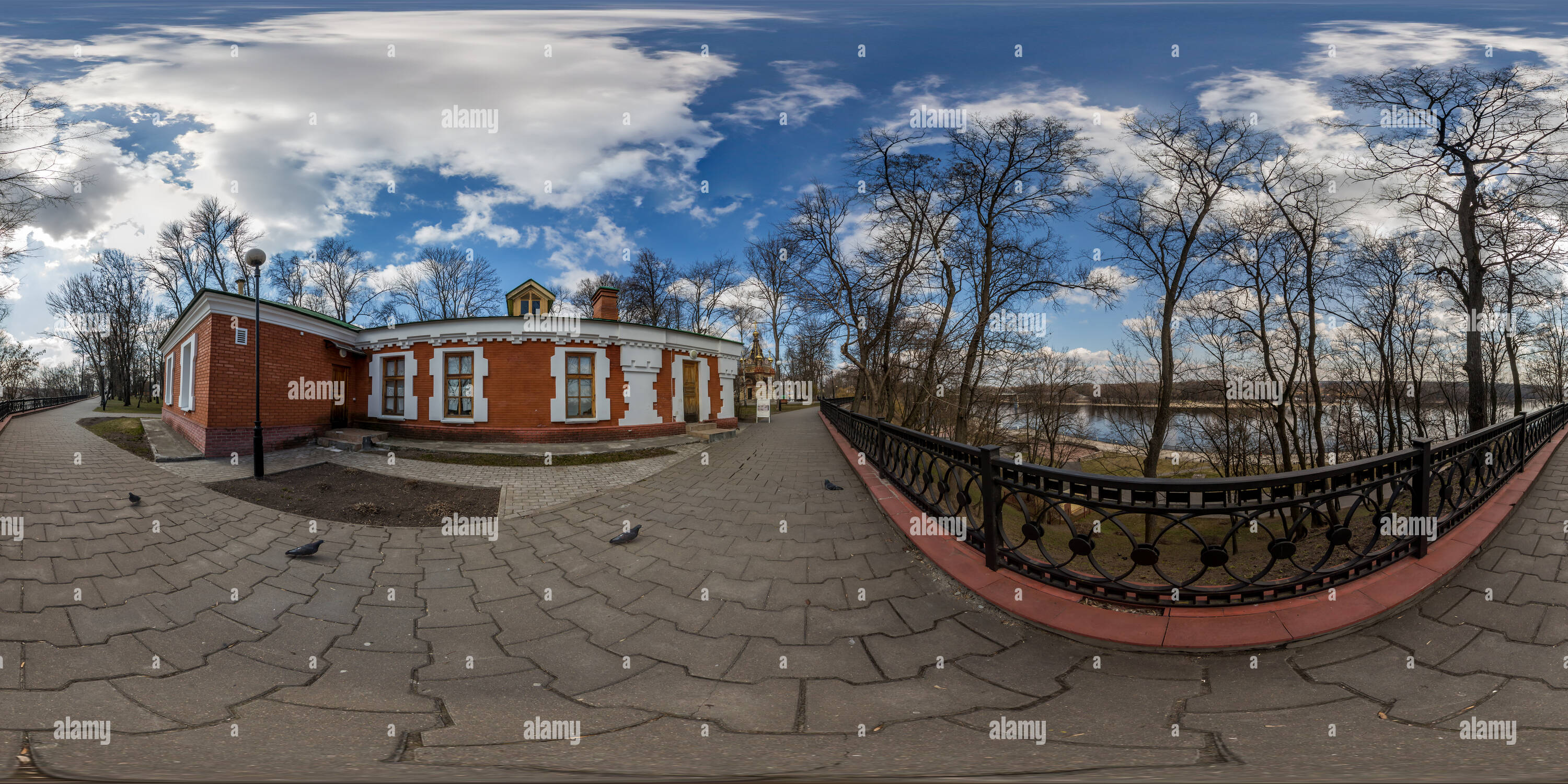 360 degree panoramic view of 08 Palace And Park Complex In Gomel