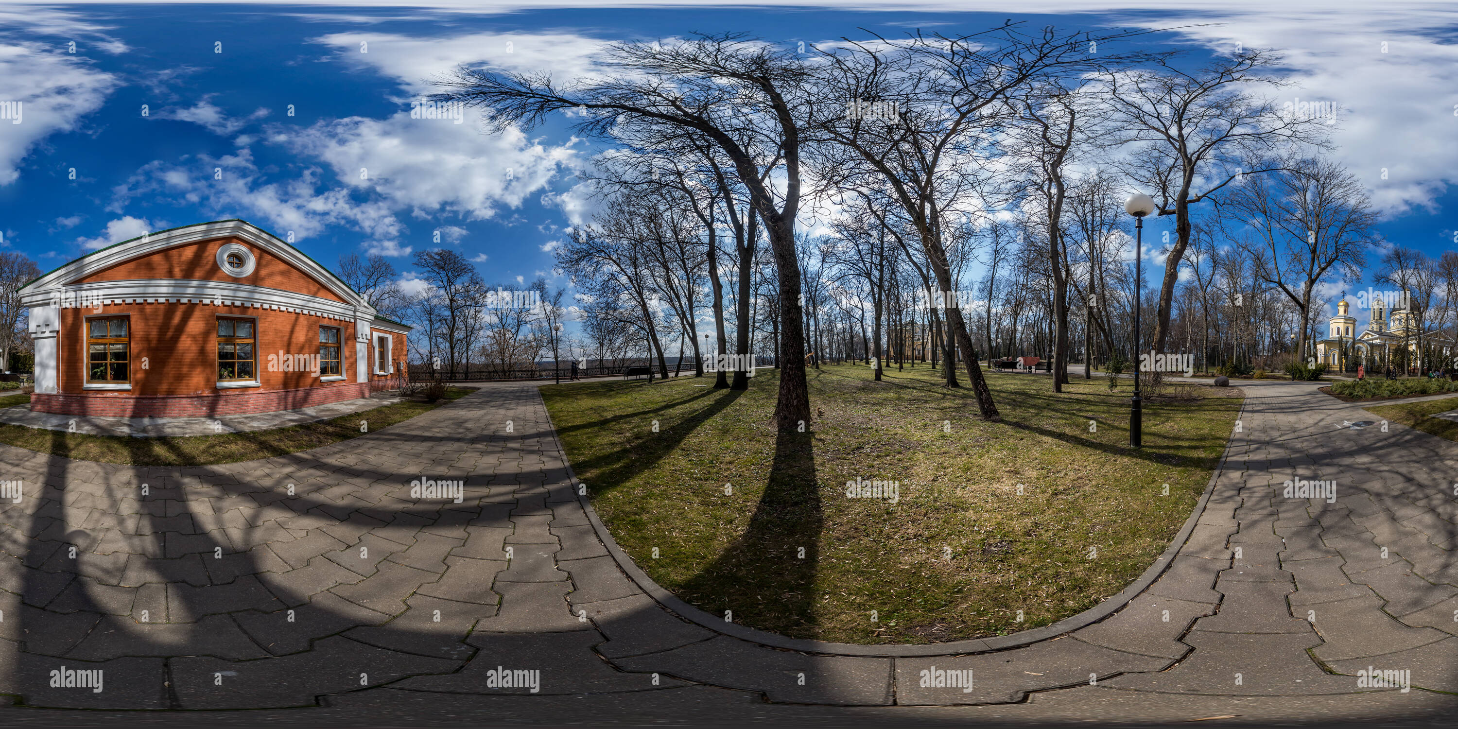 360 degree panoramic view of 09 Palace And Park Complex In Gomel